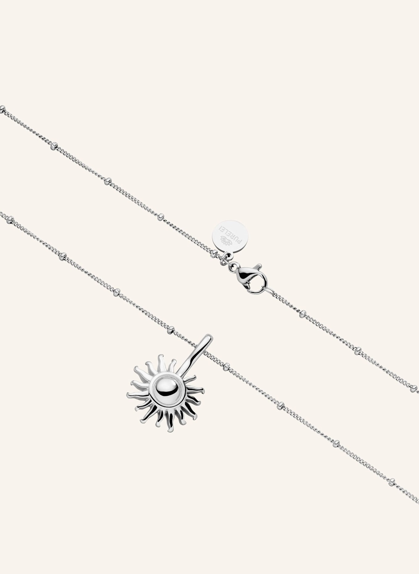 PURELEI Halskette SUN: SILBER