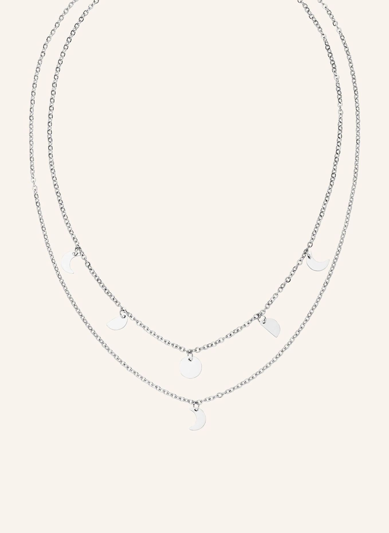 PURELEI Halskette LUNA: SILBER