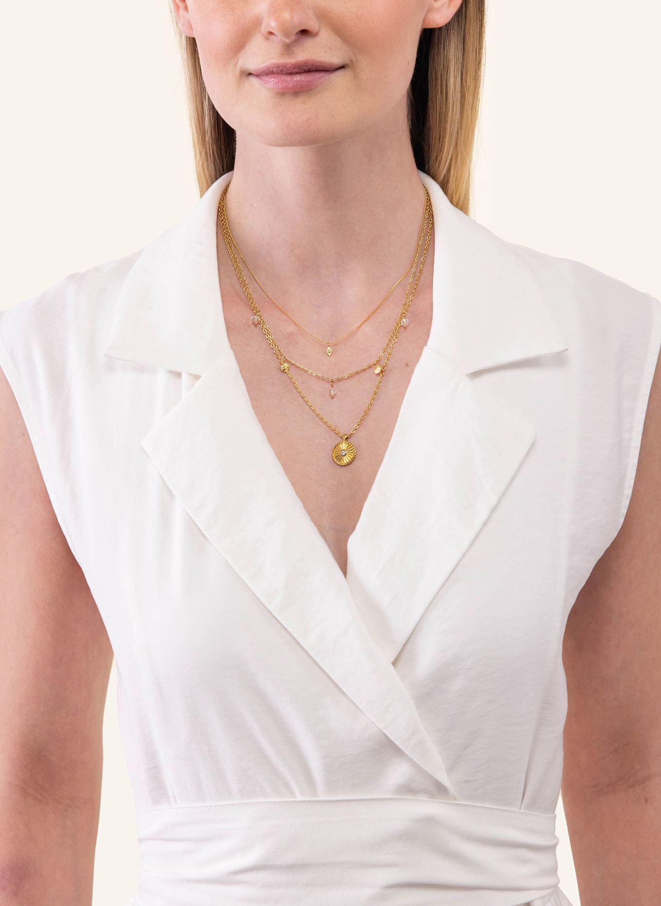 PURELEI Halsketten-Set KAIPO: GOLD