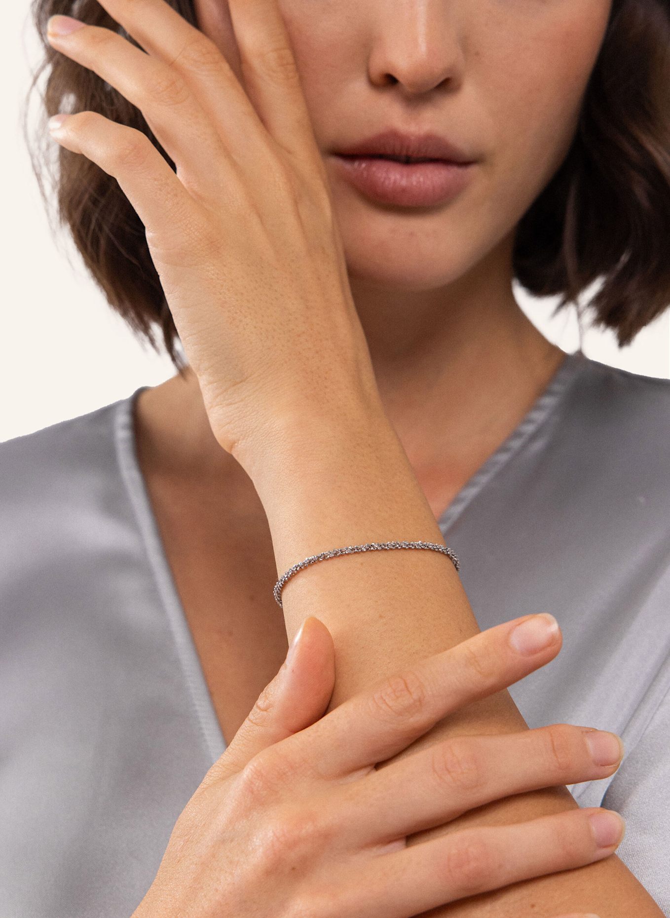 PURELEI Armband CRYSTAL: SILBER