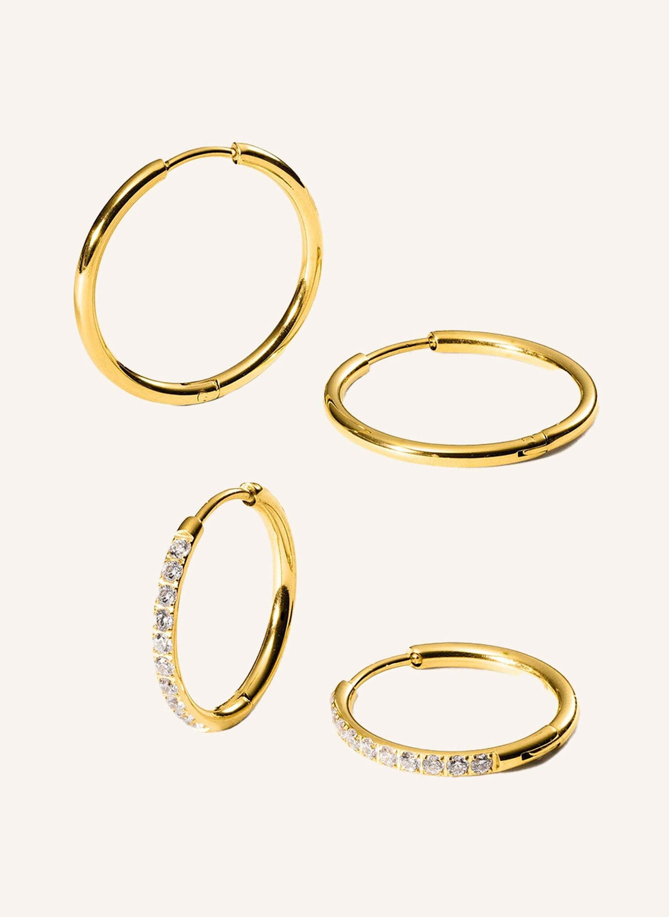 PURELEI Ohrring-Set LOVELY GLITTER: GOLD