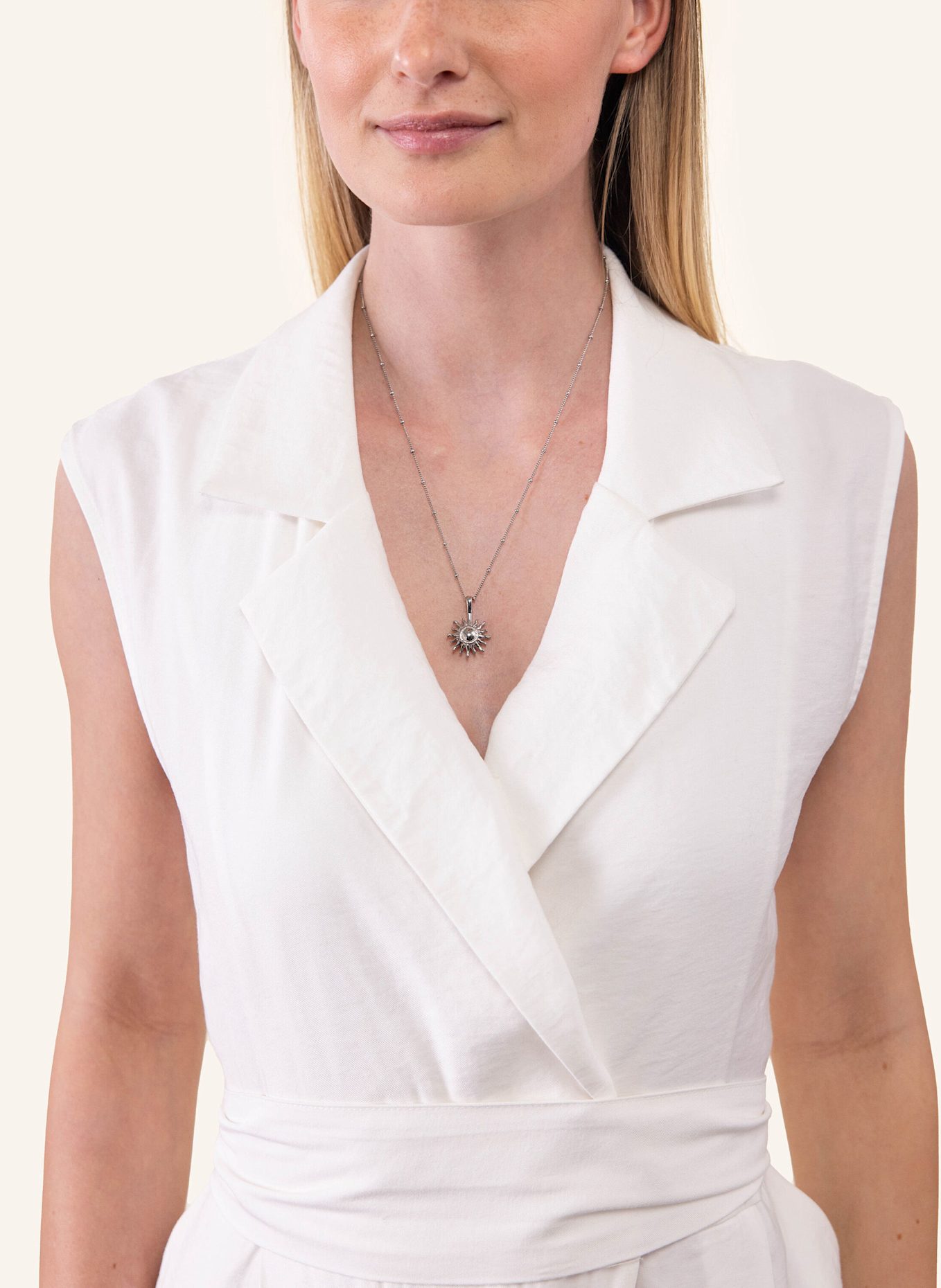 PURELEI Kette SUN: SILBER