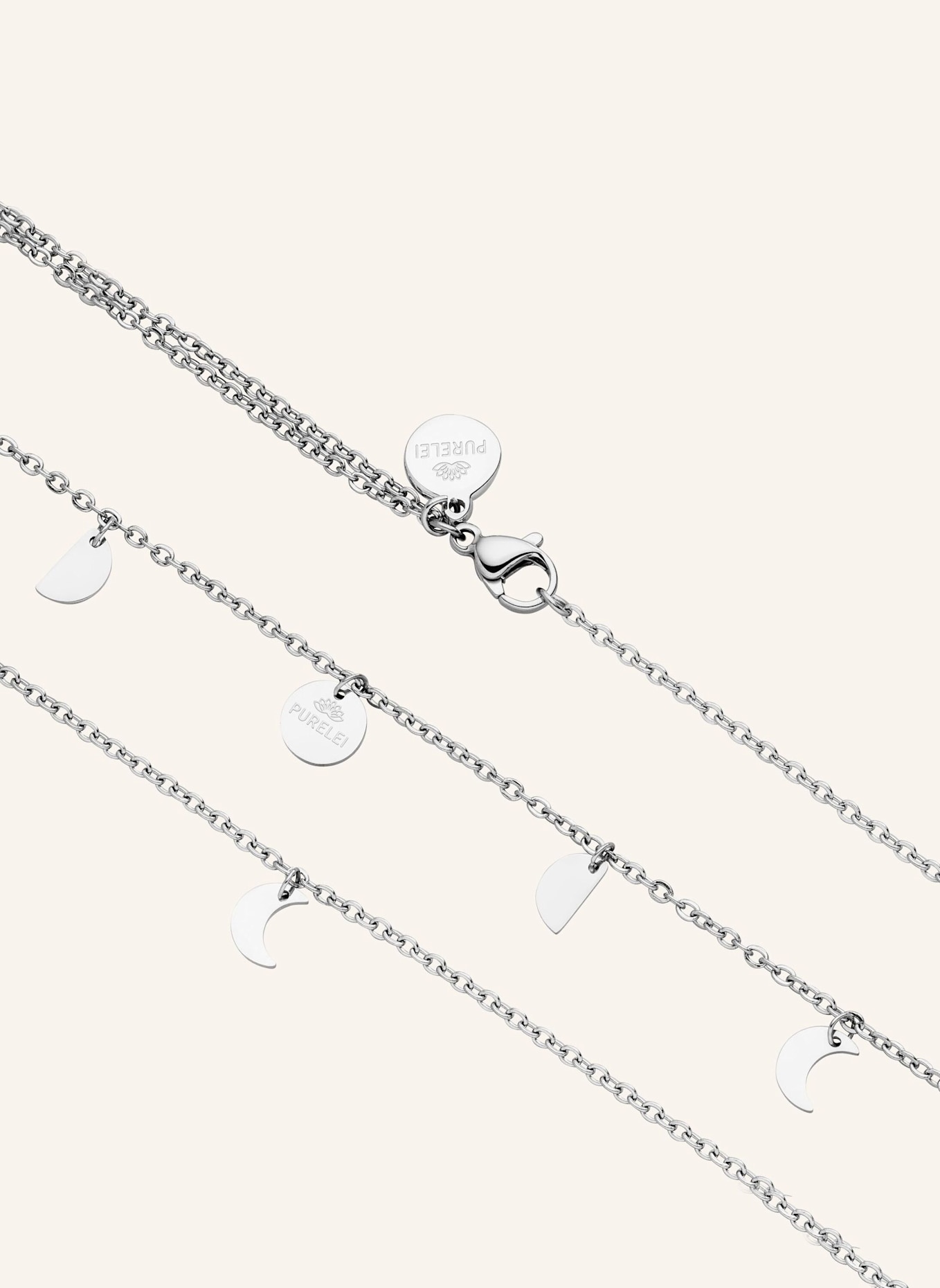 PURELEI Kette LUNA: SILBER
