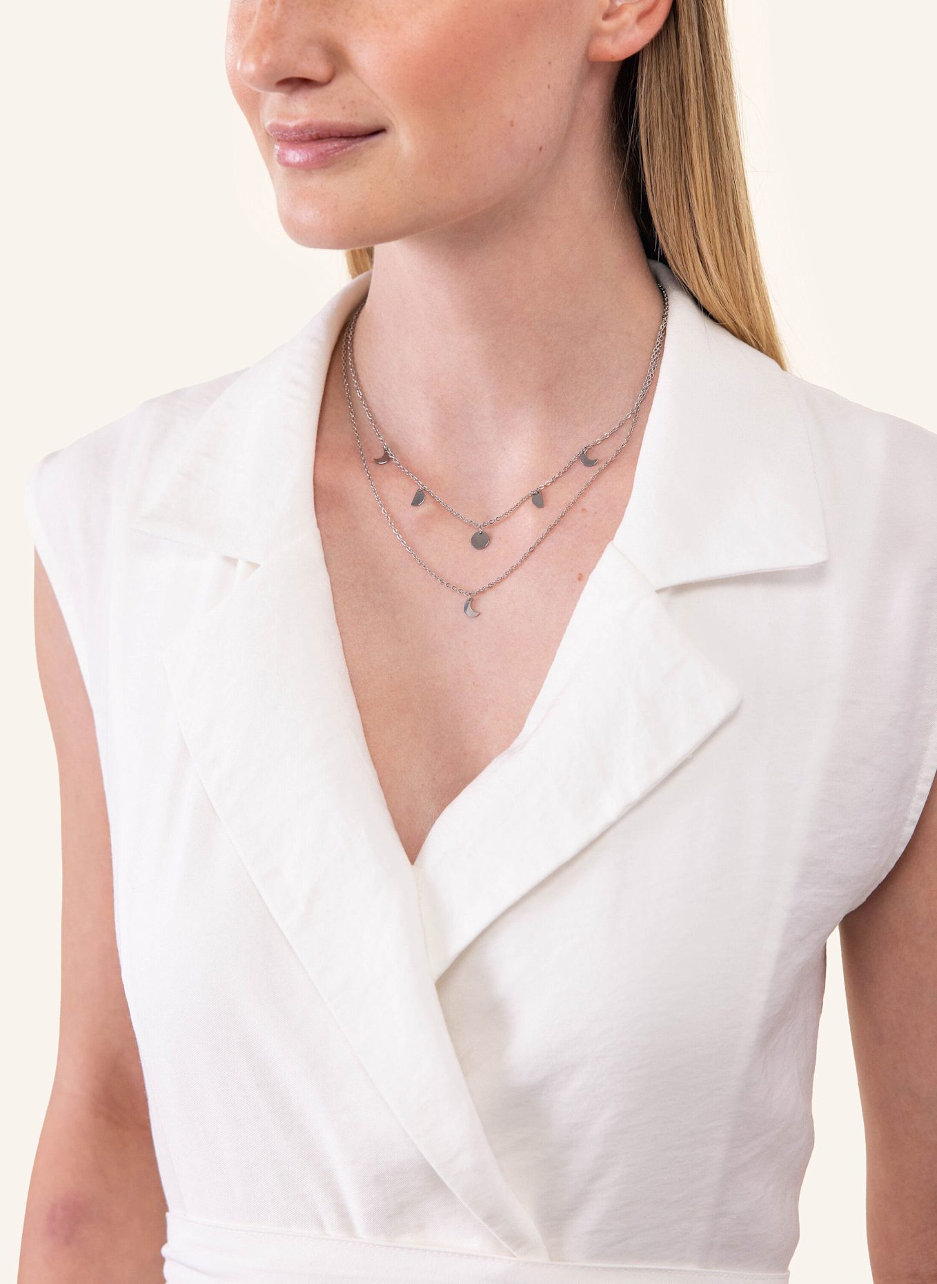 PURELEI Kette LUNA: SILBER