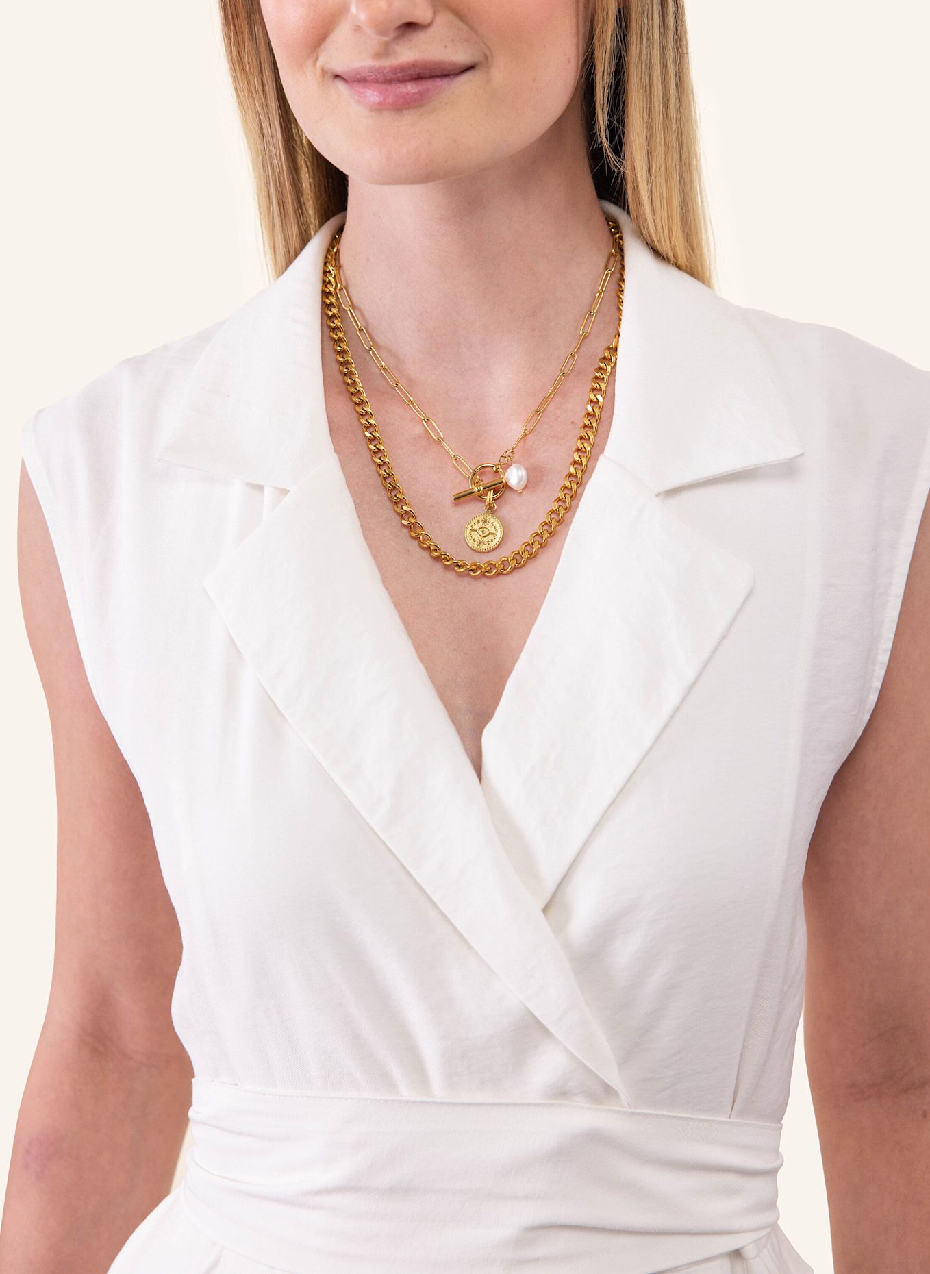 PURELEI Halsketten-Set MAKANI: GOLD