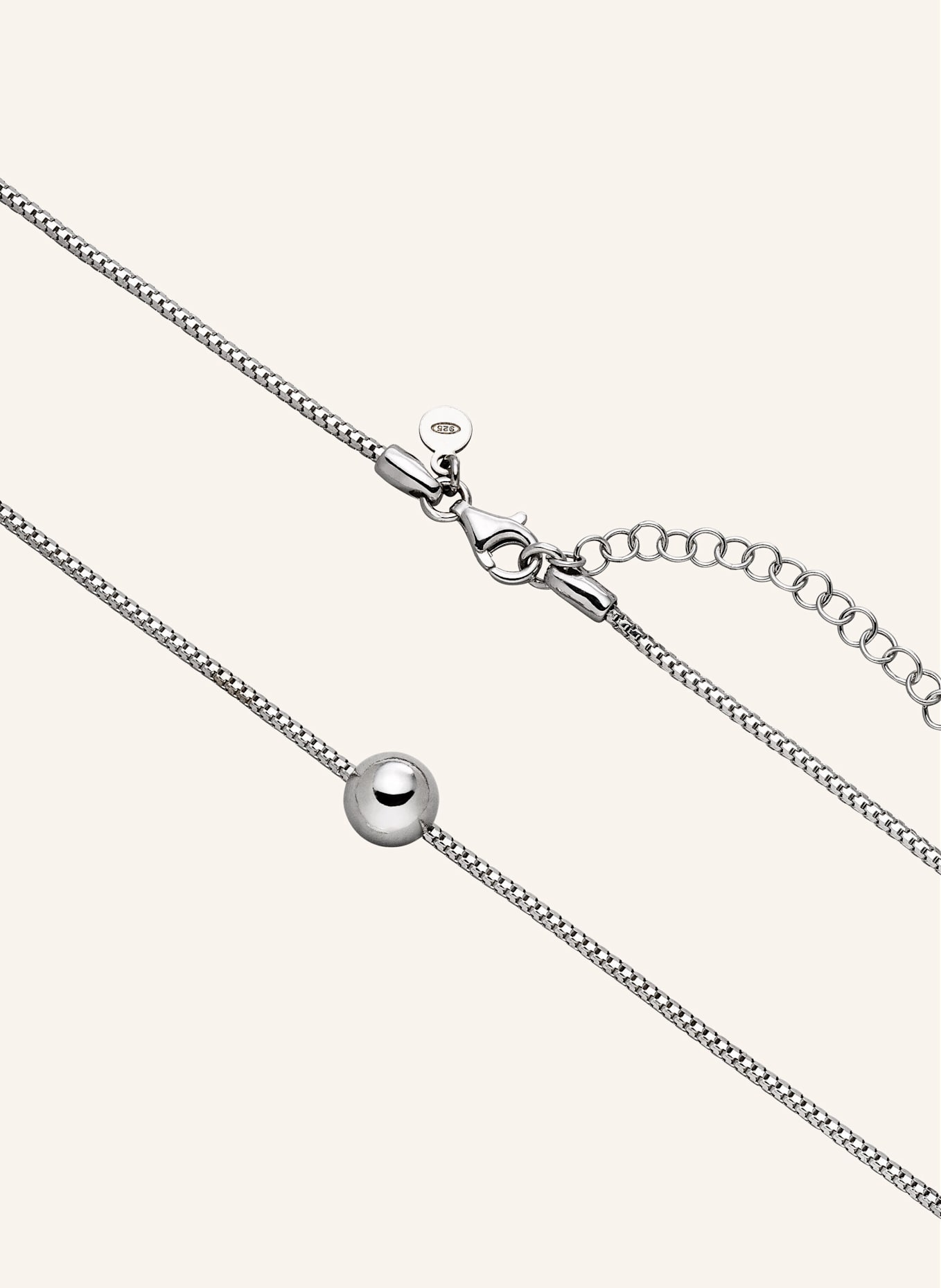 PURELEI Kette GLOSSY PEARL: SILBER