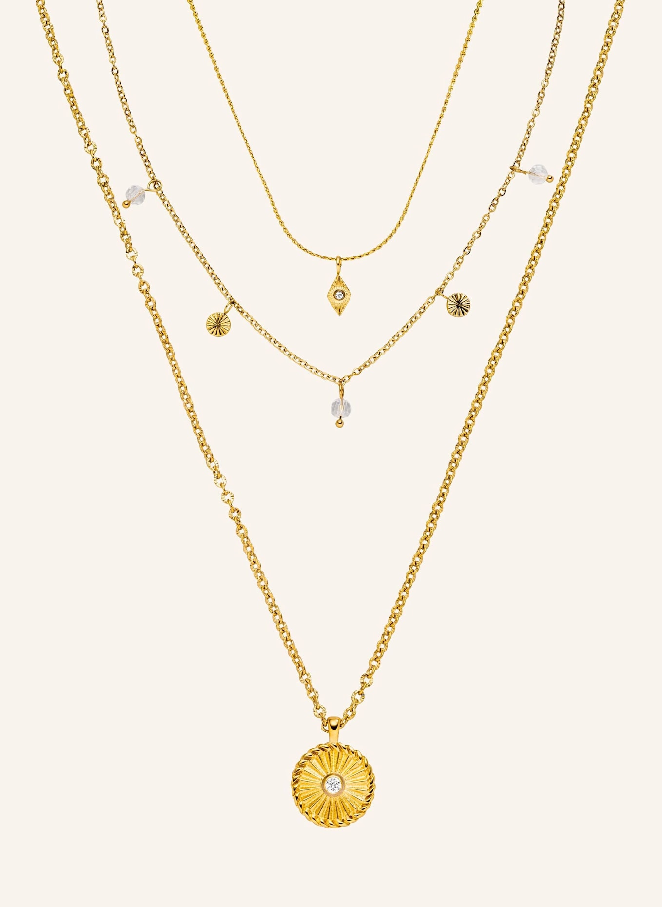 PURELEI Halsketten-Set KAIPO: GOLD