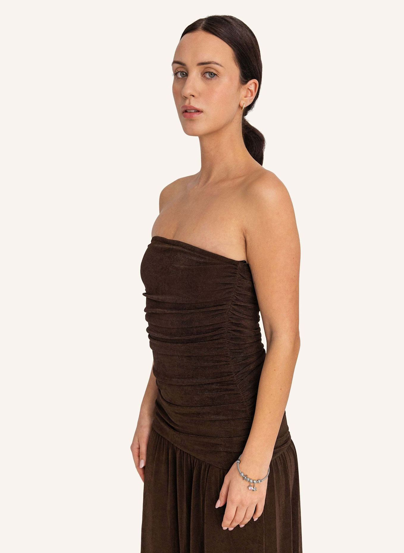 PURELEI Armreif-Set LEI GLITTER HEART M-L: SILBER