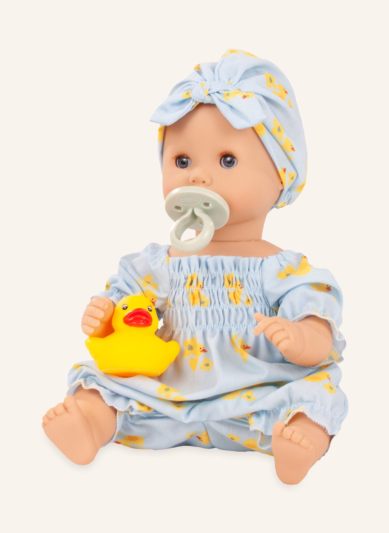 Götz Babypuppe Little Duck Set SLEEPY AQUINI: BLAU