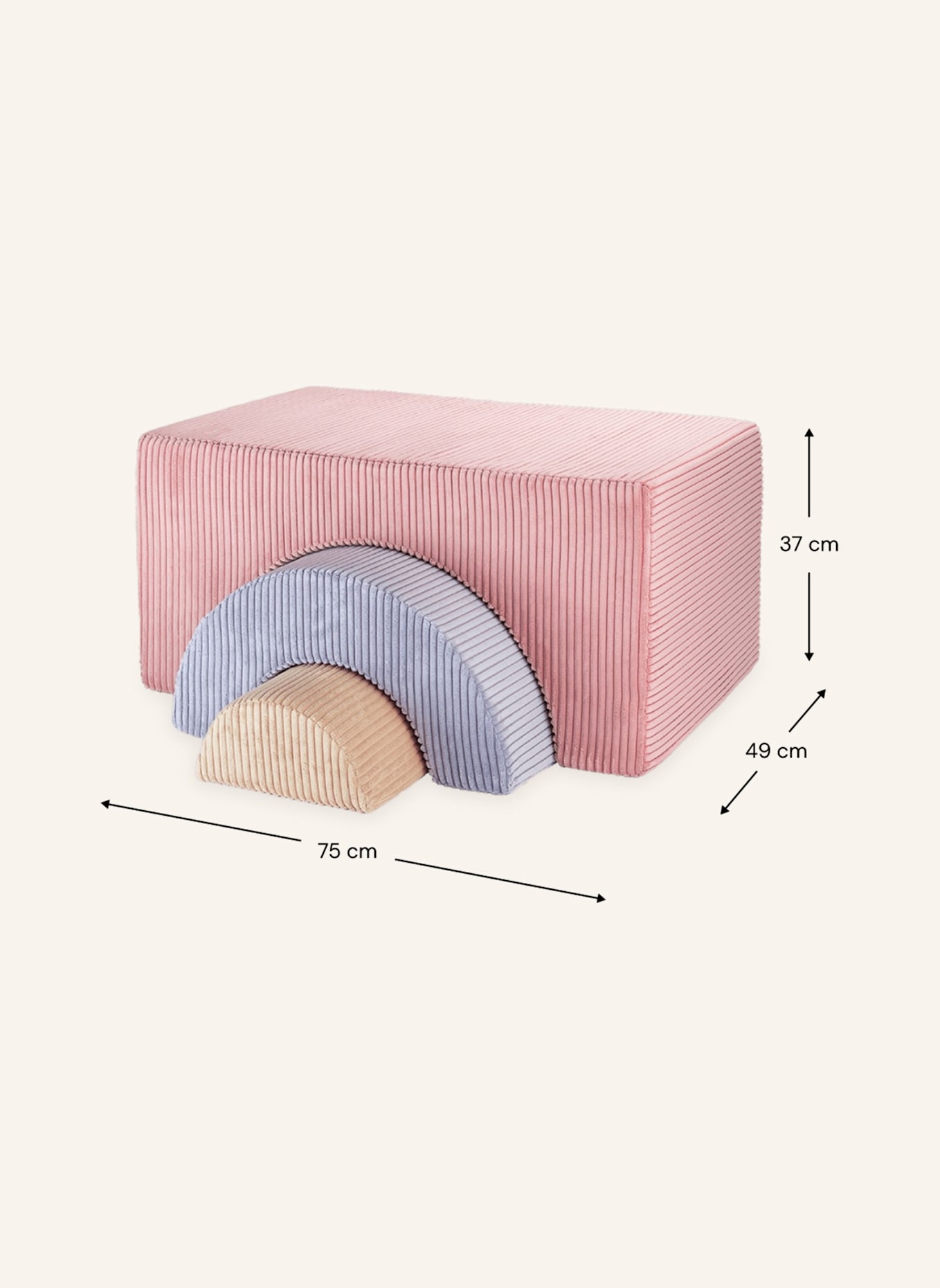 wigiwama Playset REGENBOGEN: PINK