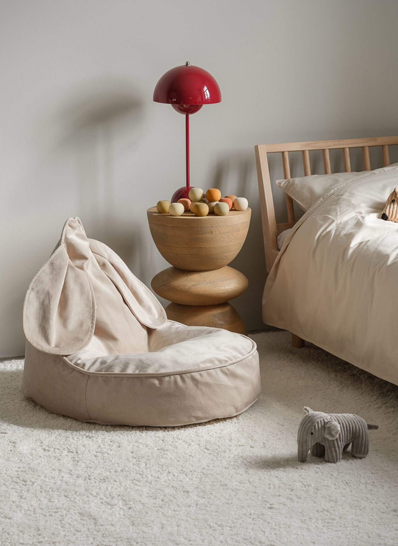 wigiwama Sitzsack BUNNY: CREME