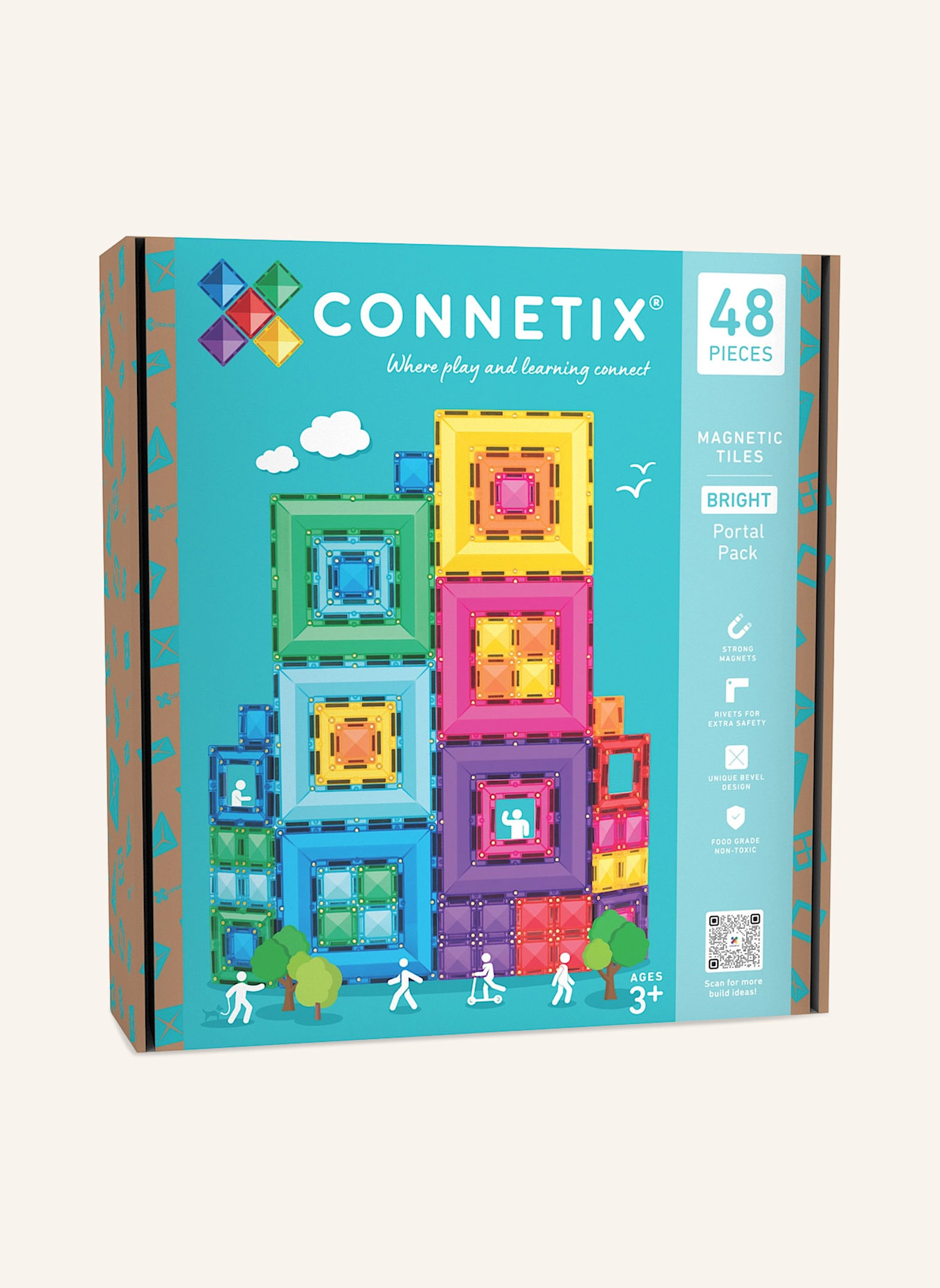Connetix Bright Portal-Set: BLAU