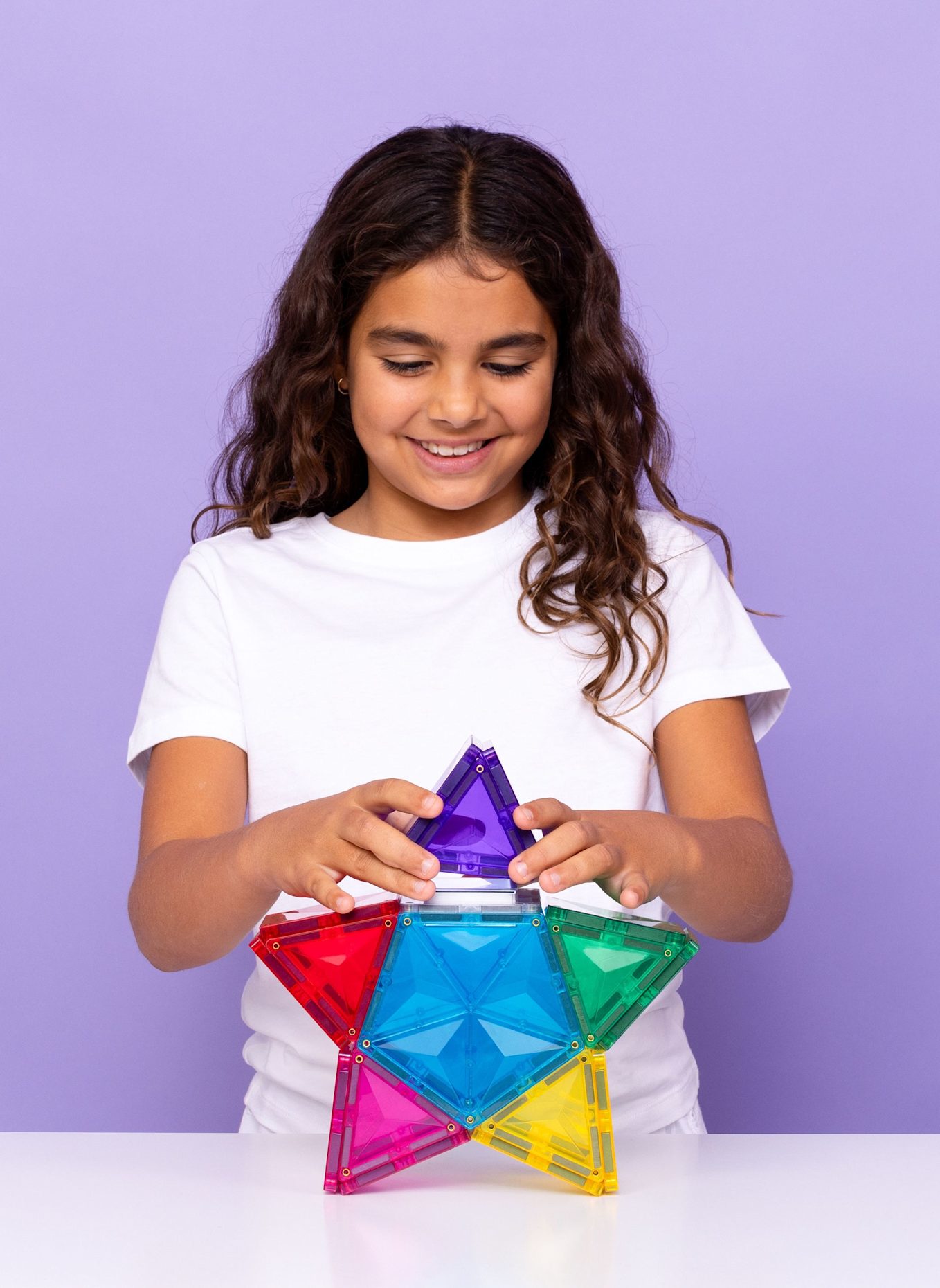 Connetix Light Star-Set: BLAU
