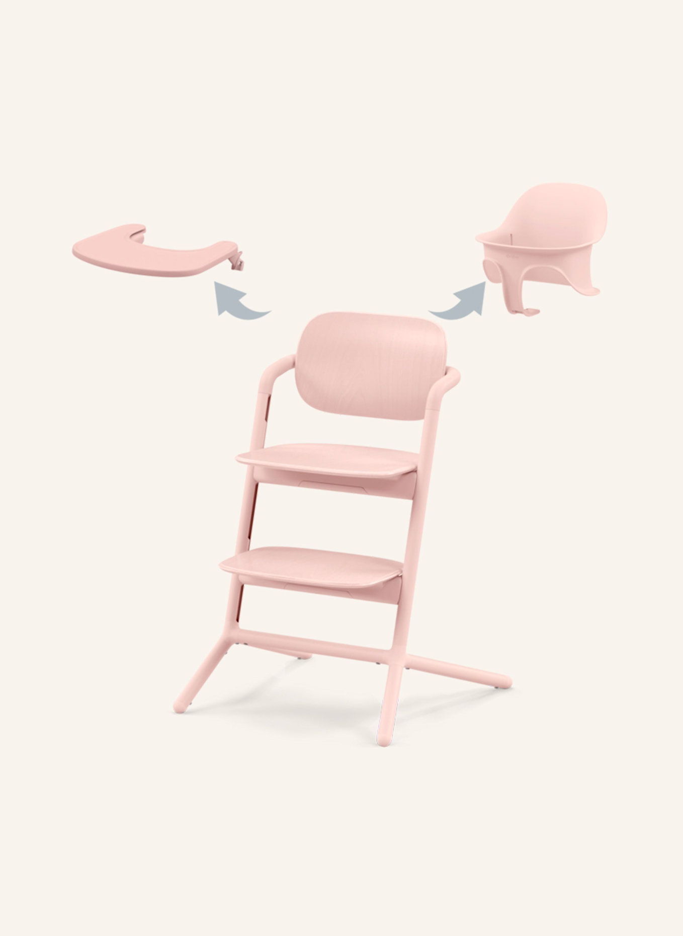 cybex LEMO Hochstuhl 3-in-1 Set: ROSA