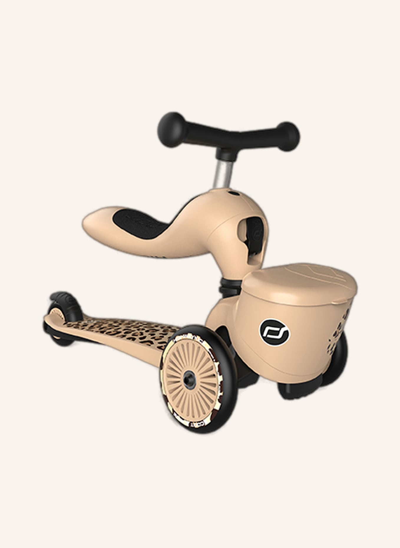 Scoot and Ride Scooter HIGHWAYKICK 1: BEIGE