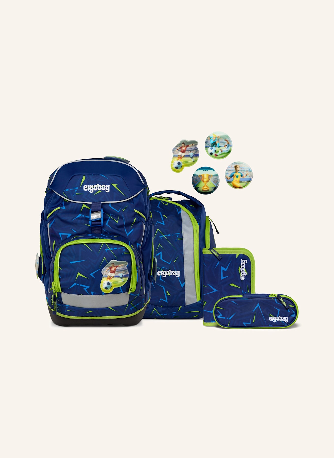 ergobag PACK Set: NEONGELB