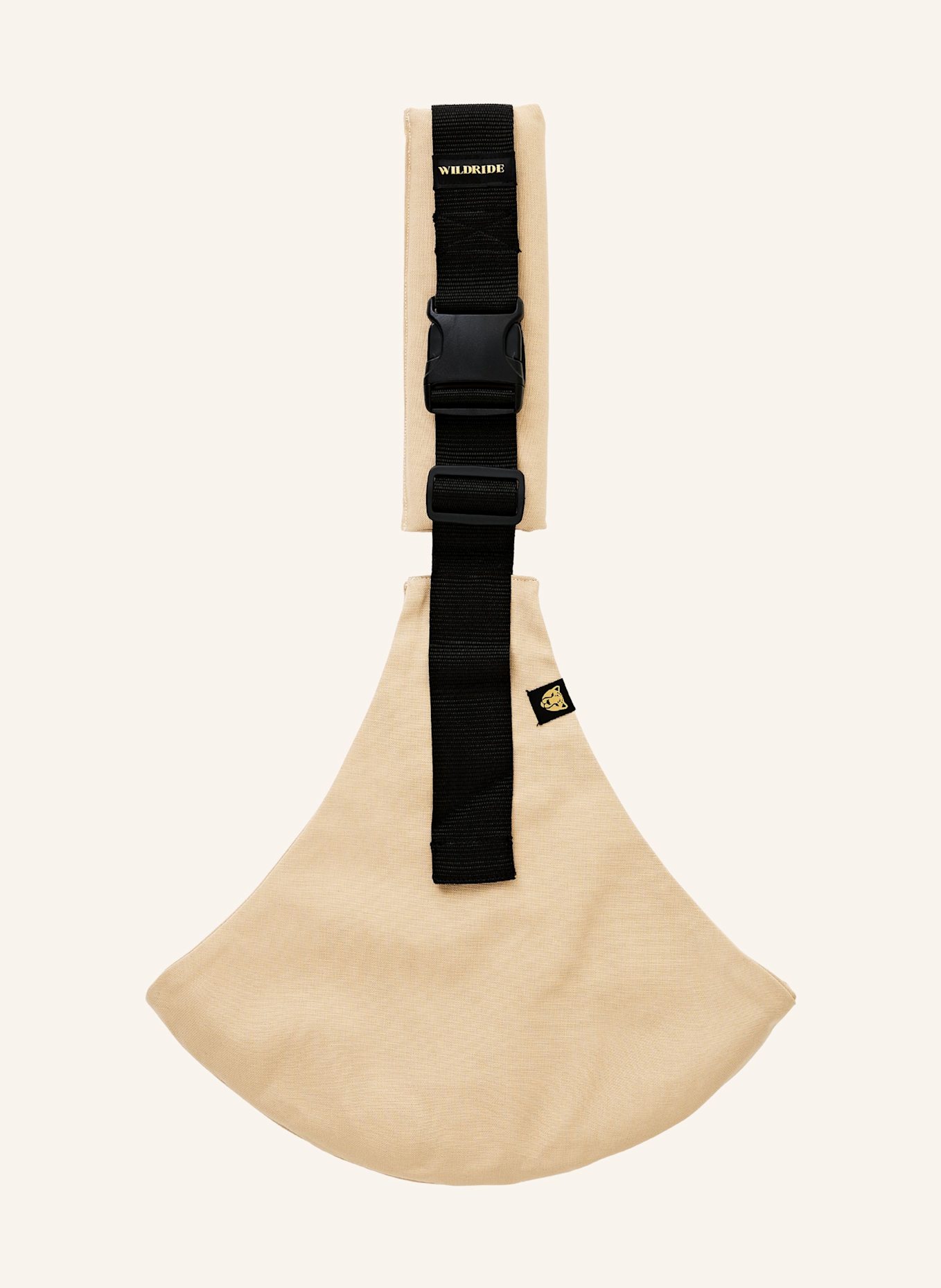 WILDRIDE Kleinkindtrage BAUMWOLLE: BEIGE