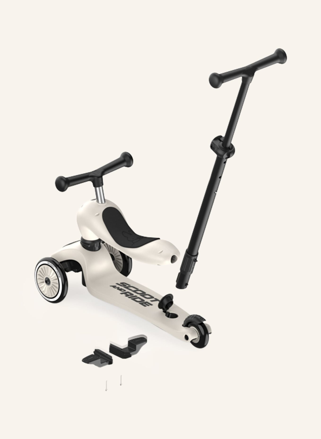 Scoot and Ride Scooter HIGHWAYKICK 1 Push & Go: BEIGE