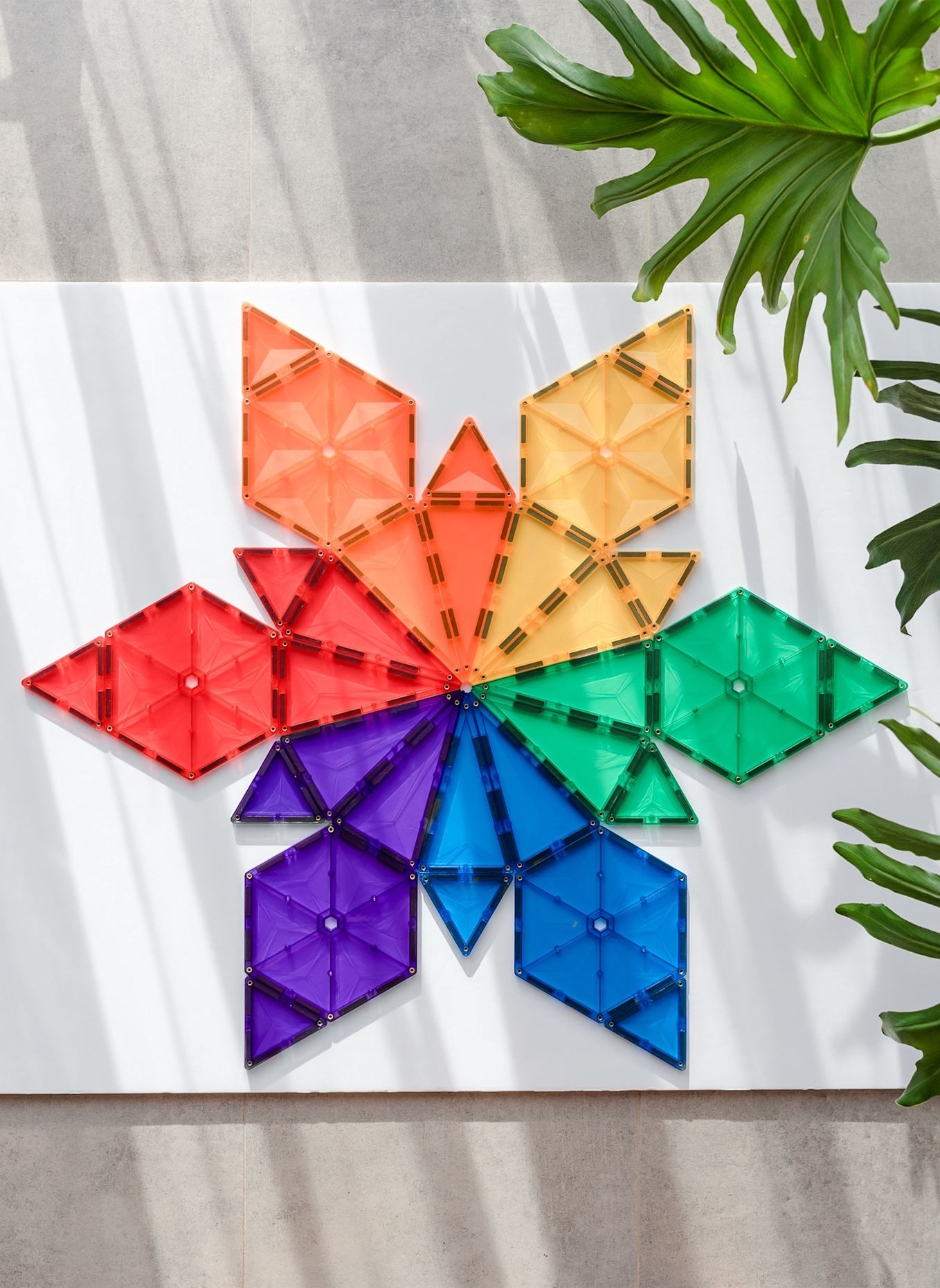 Connetix Geometrie-Set REGENBOGEN: LILA