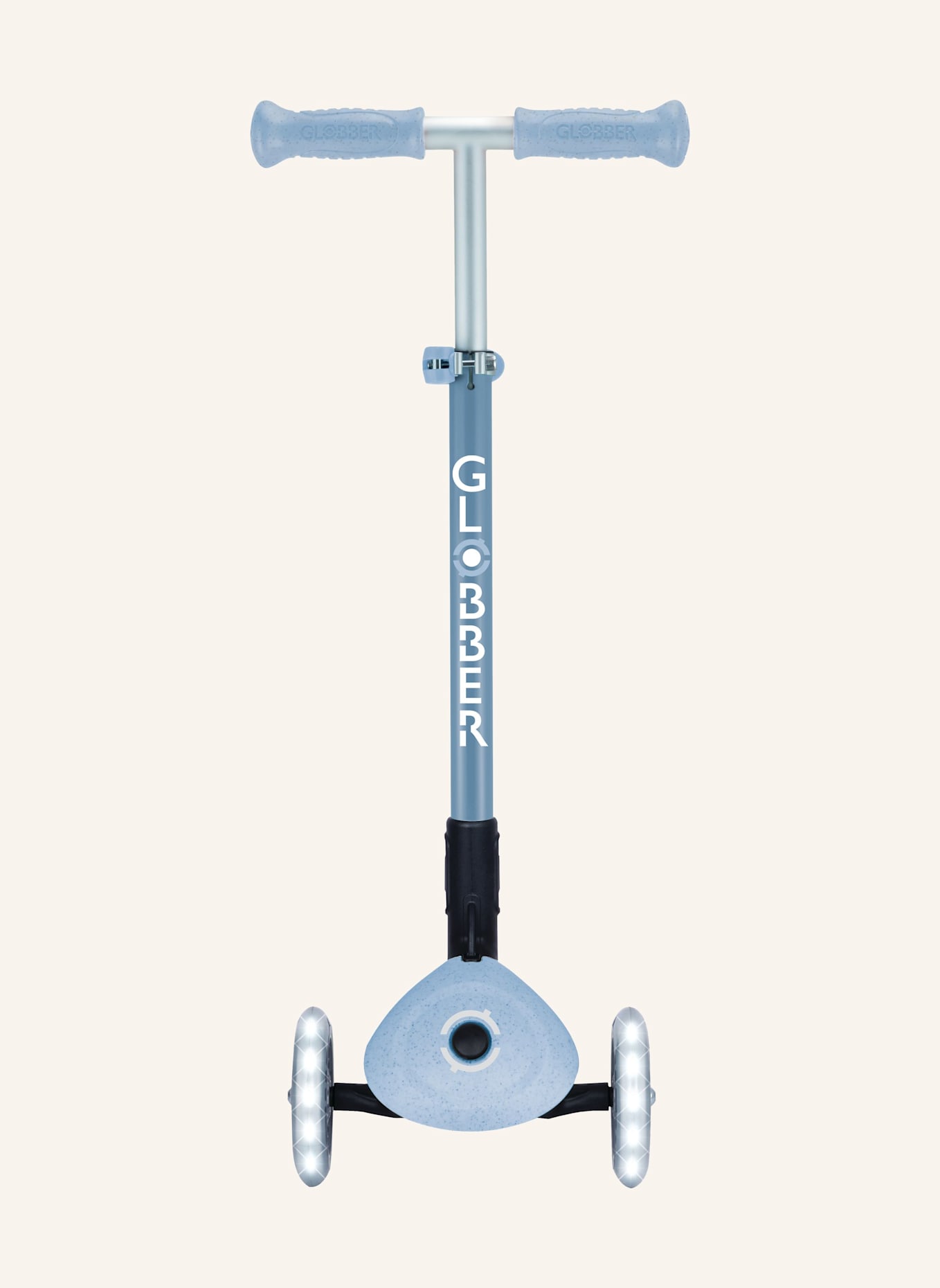 GLOBBER Scooter PRIMO FOLDABLE LIGHTS ECO: BLAU
