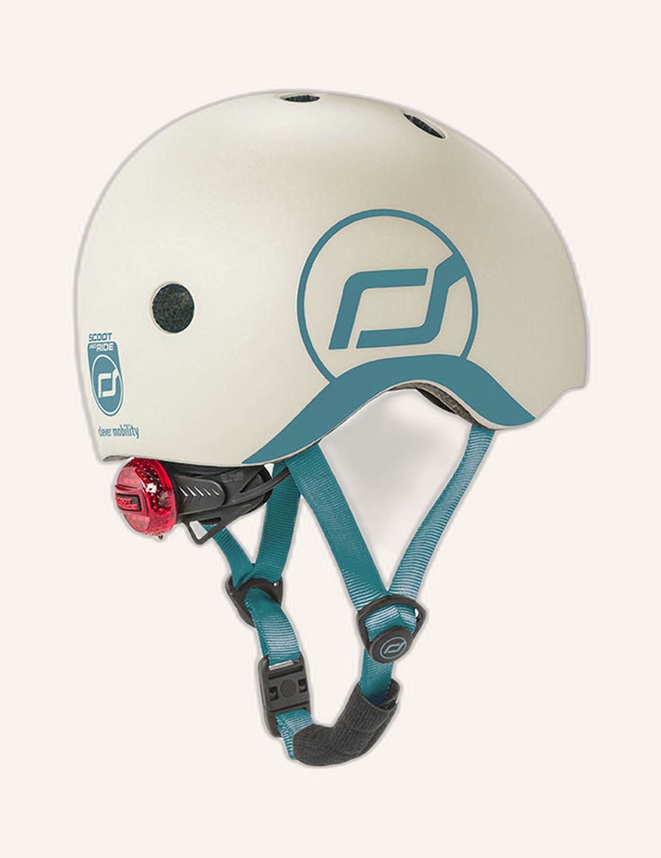 Scoot and Ride Helm: GRAU