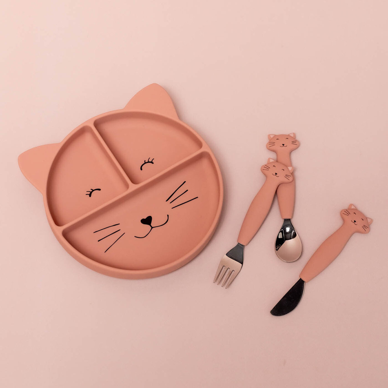 Trixie Baby Ess- und Trinklernset: HELLROSA