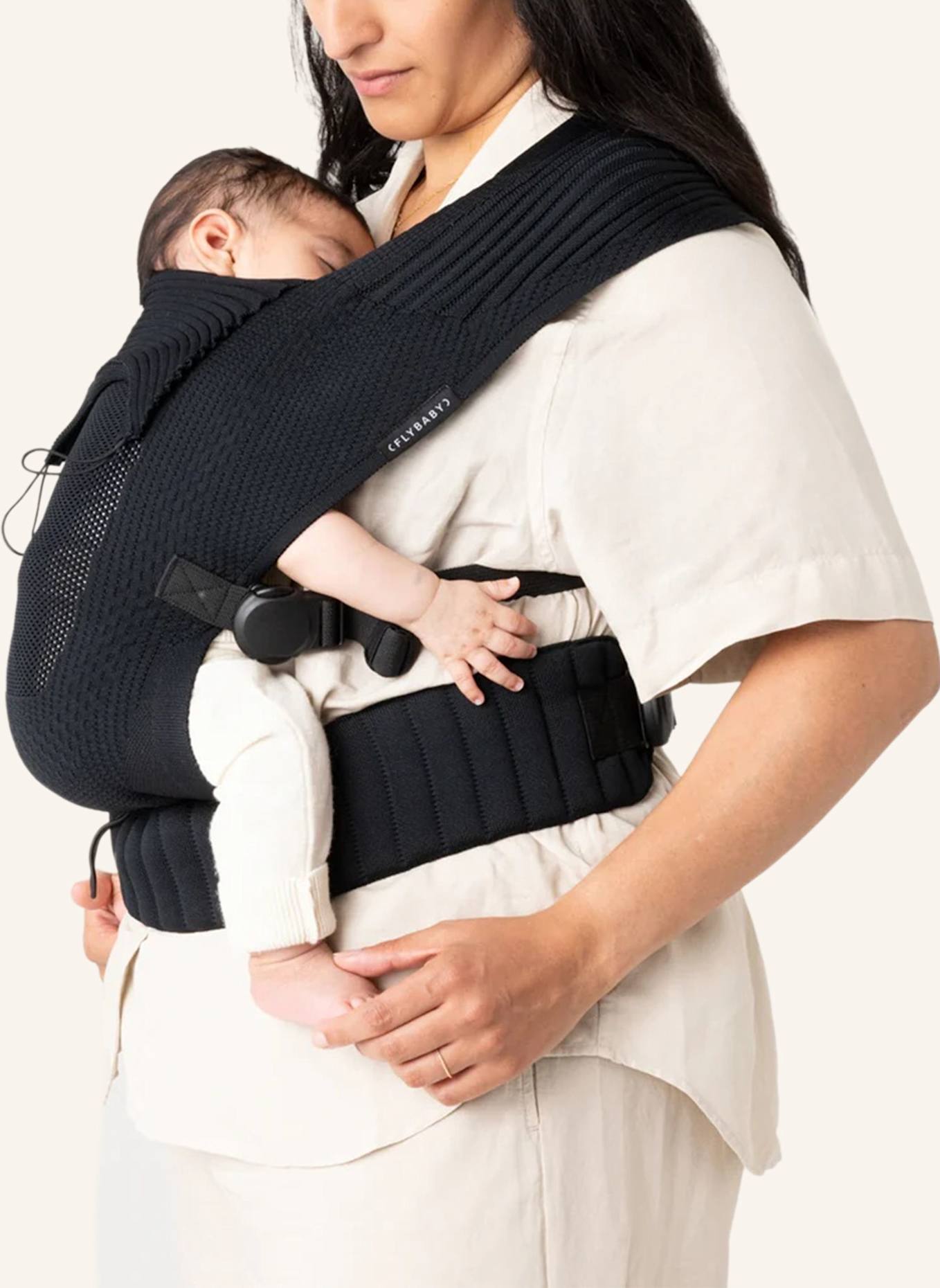 FLYBABY Babytrage: SCHWARZ