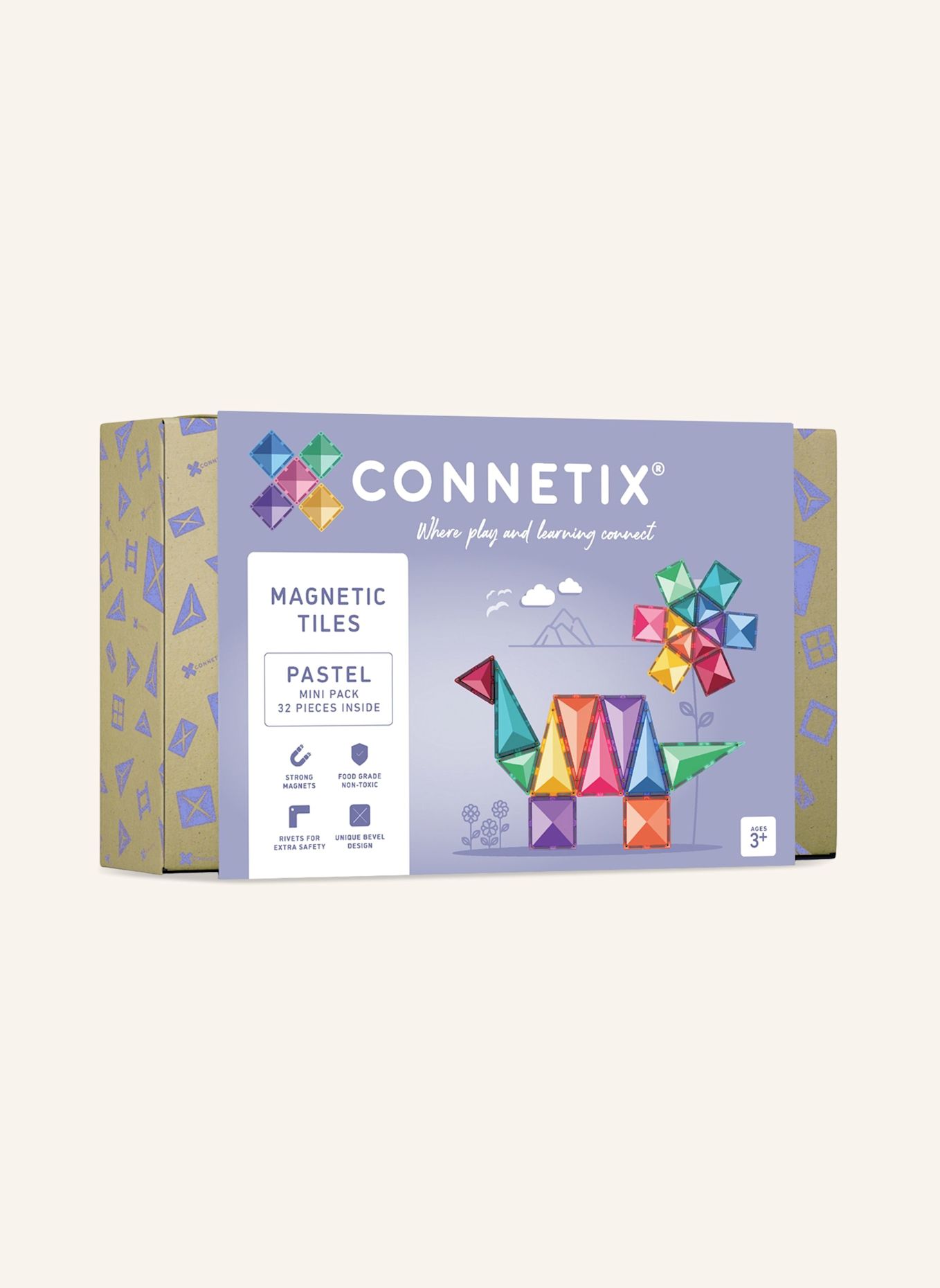 Connetix Mini-Set PASTELL: LILA