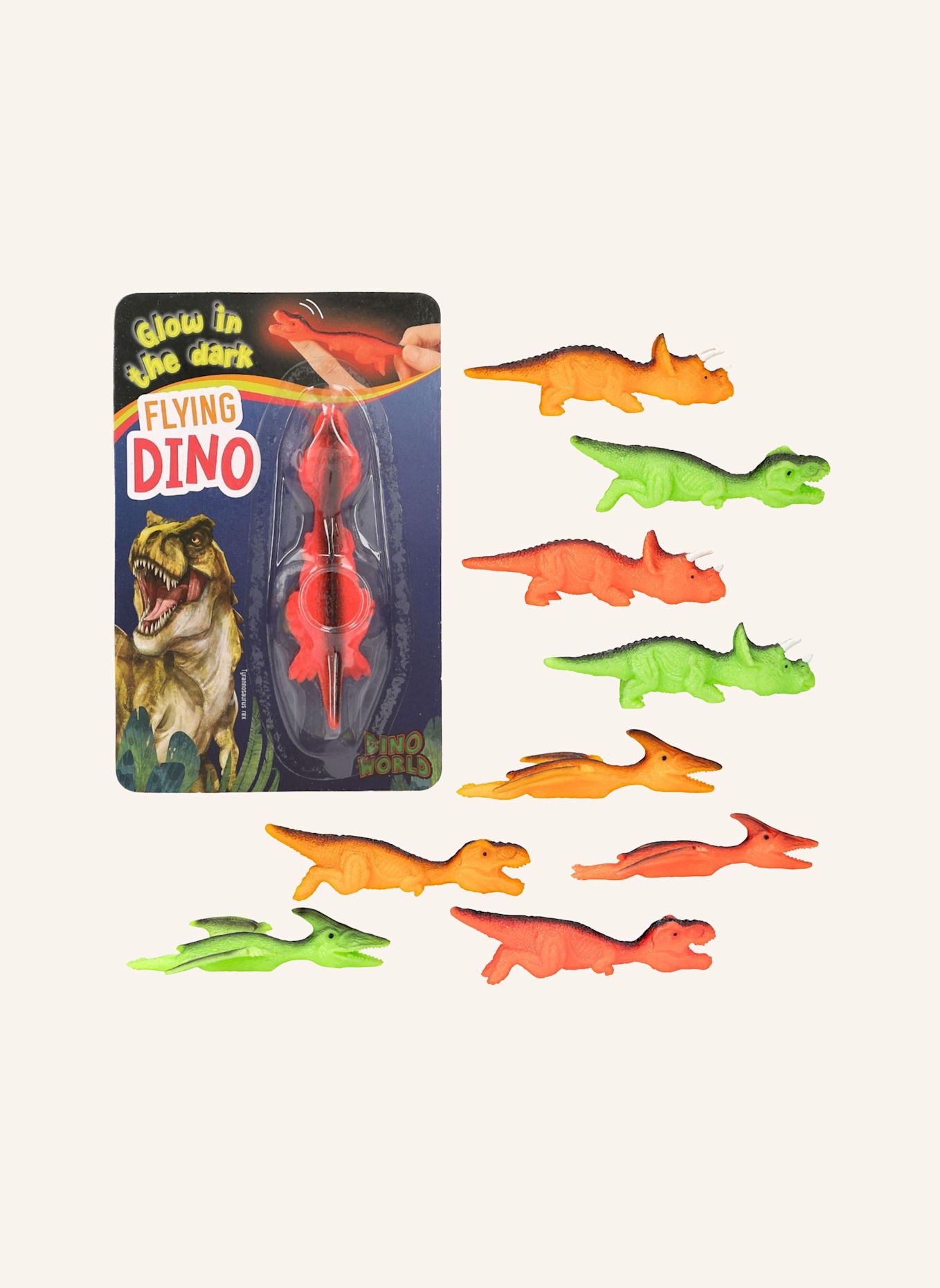 Korbmayer Adventskalender-Füllung für Dino- und Drachenfans, 4–7 Jahre: ROT