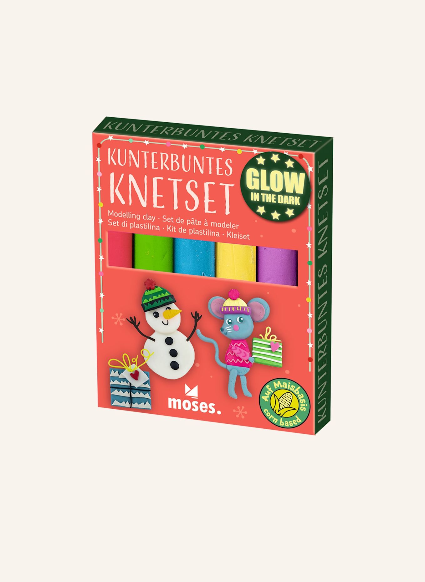 Korbmayer Adventskalender-Füllung Unisex, 2–4 Jahre: ROT