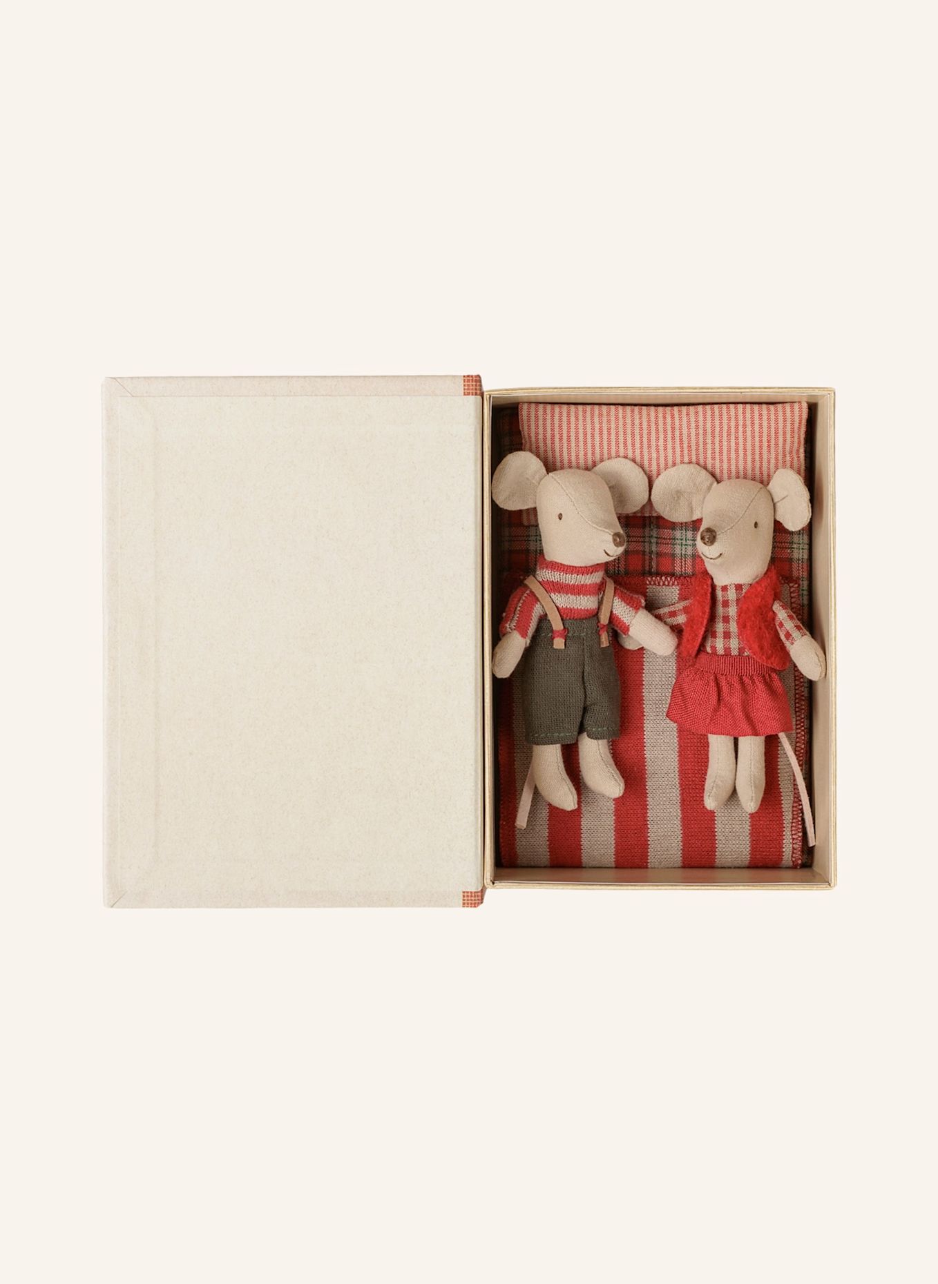 Maileg Weihnachts-Zwillingsmäuse: BEIGE