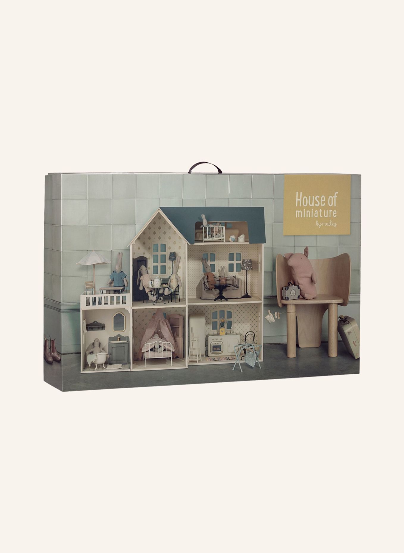 Maileg Puppenhaus HOUSE OF MINIATURE: BRAUN