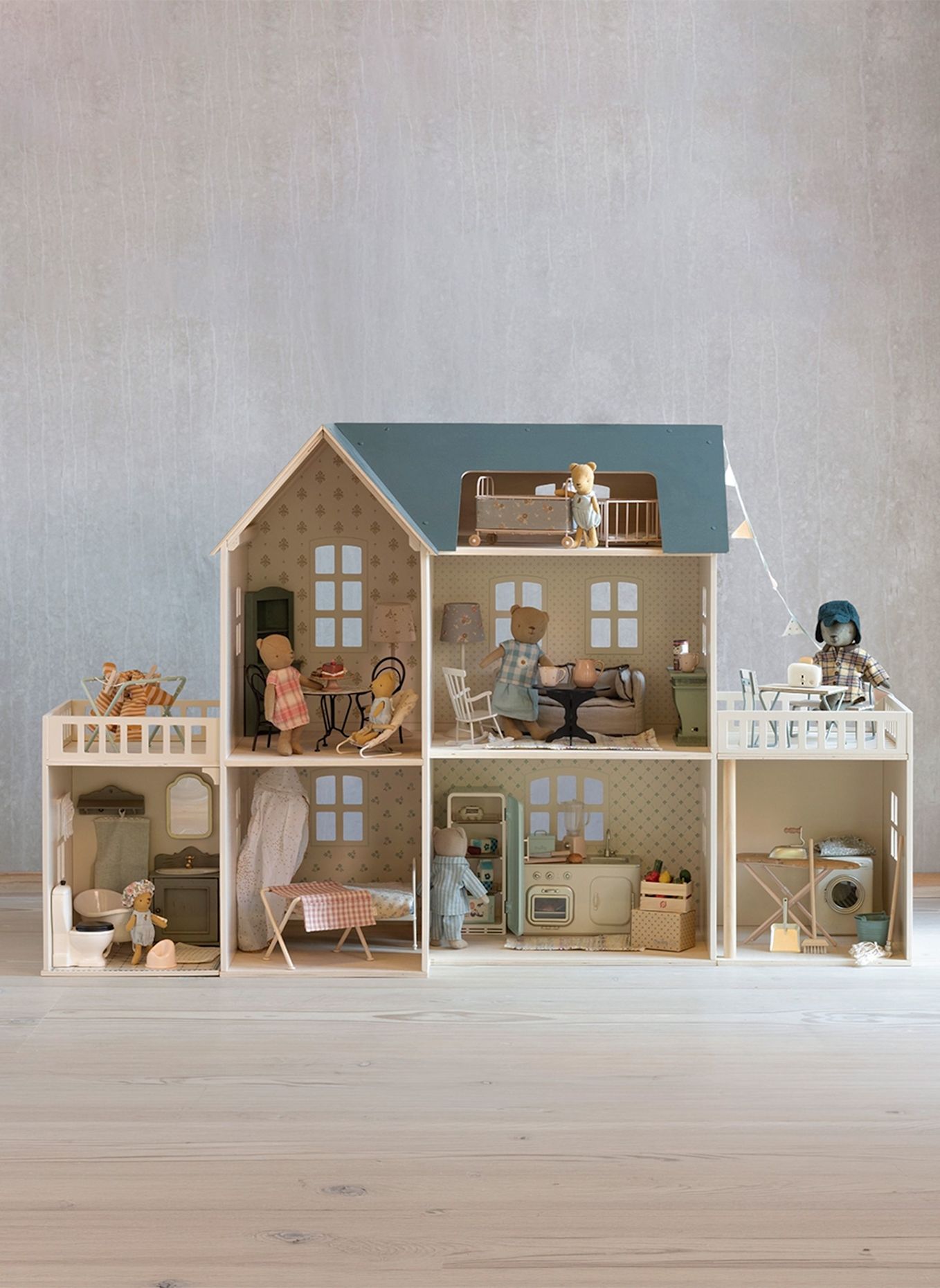 Maileg Puppenhaus HOUSE OF MINIATURE: BRAUN