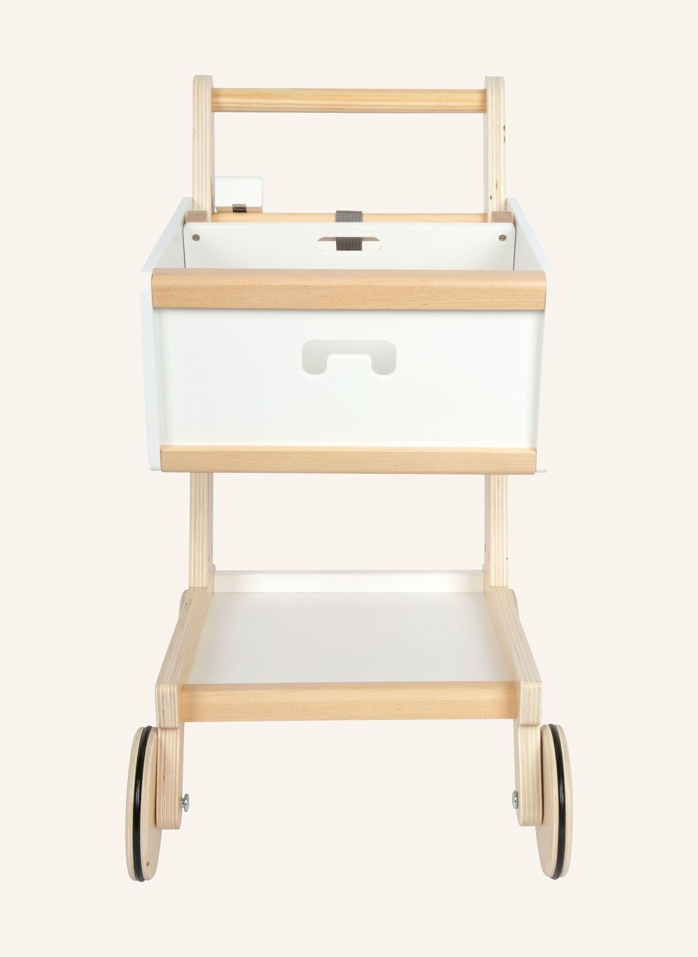 small foot Einkaufswagen aus Holz „Fresh“: WEISS