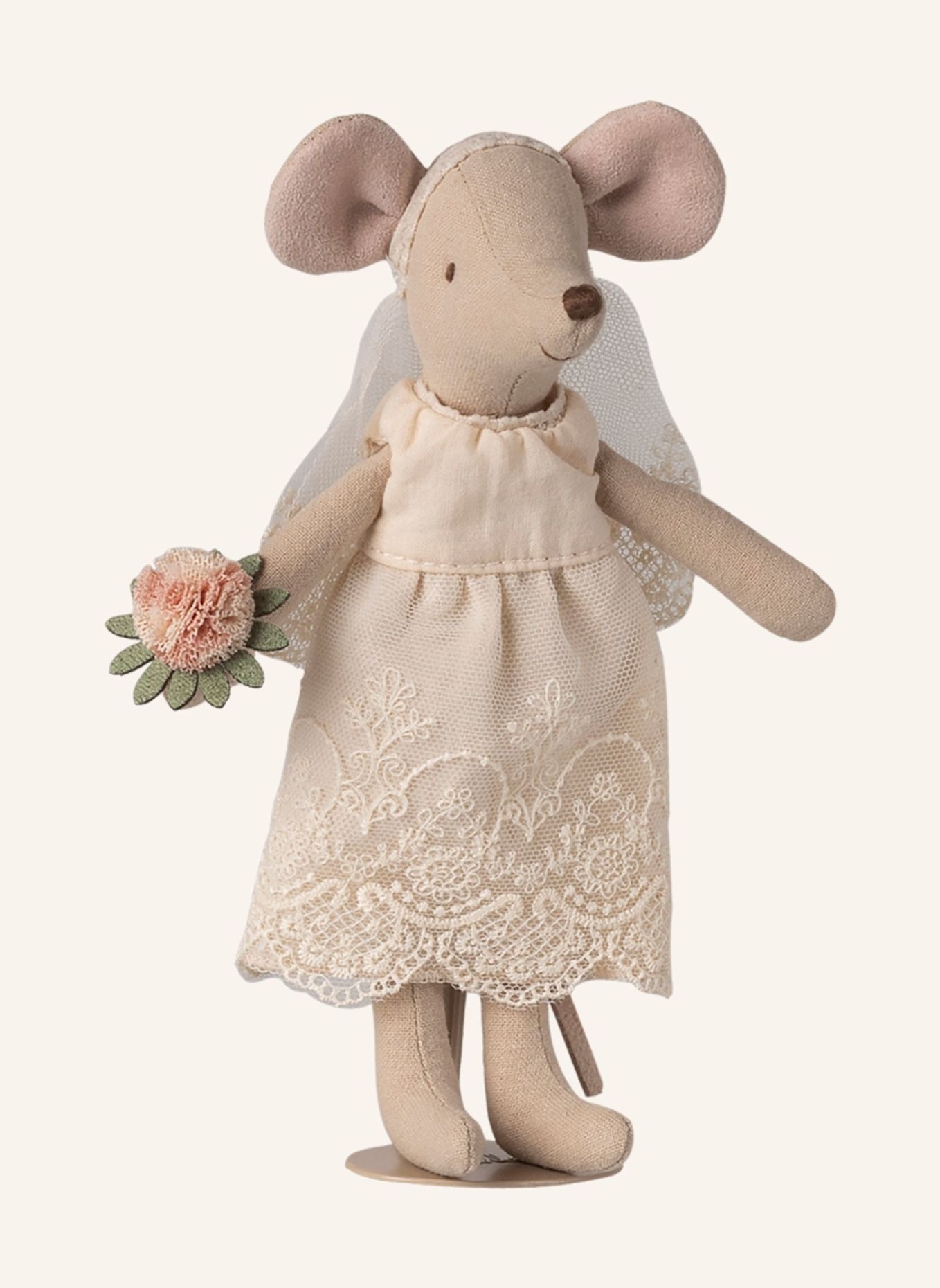 Maileg Hochzeitsmäuse Paar in Box: BEIGE