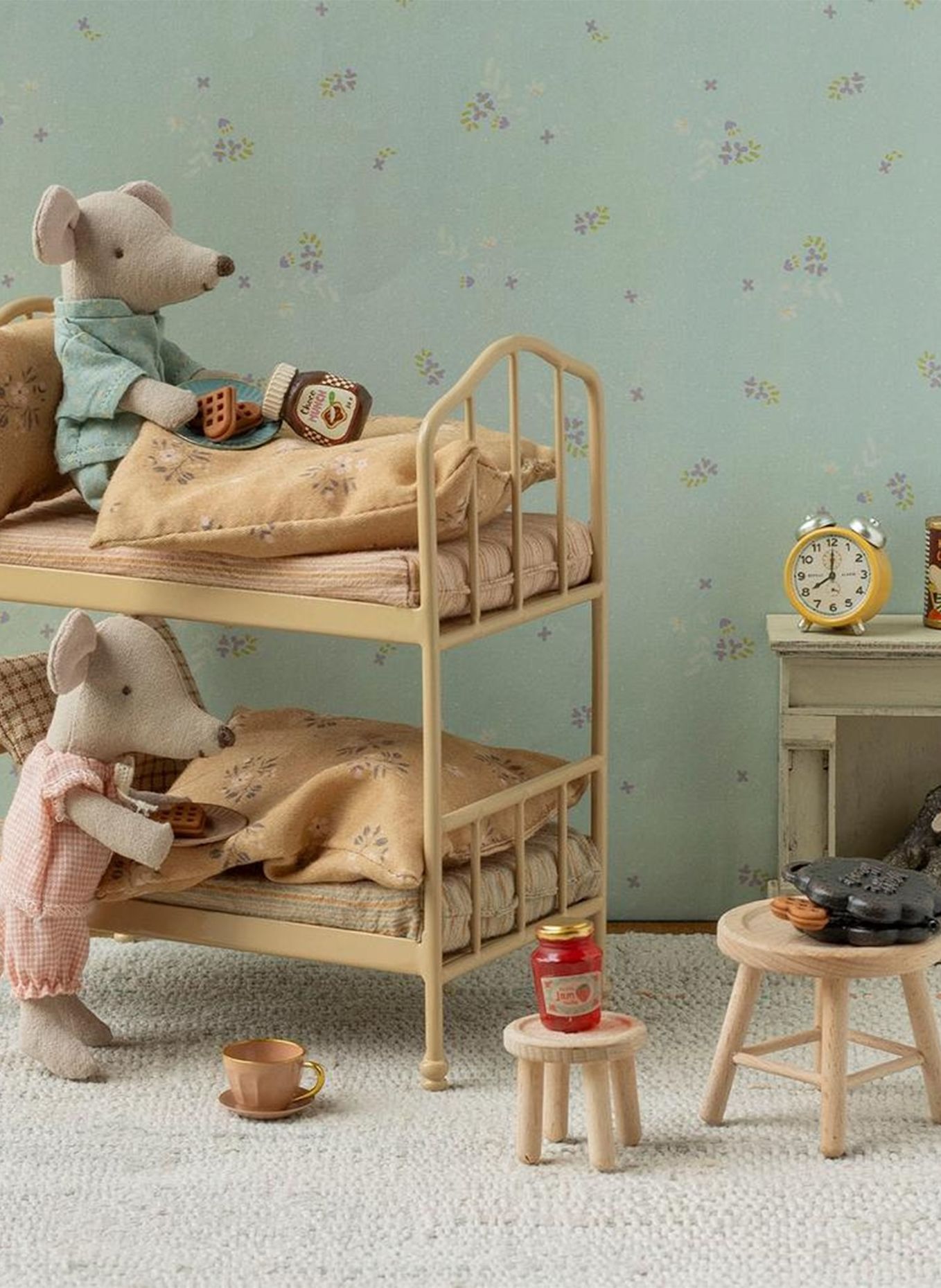 Maileg Etagenbett MAUS: BEIGE