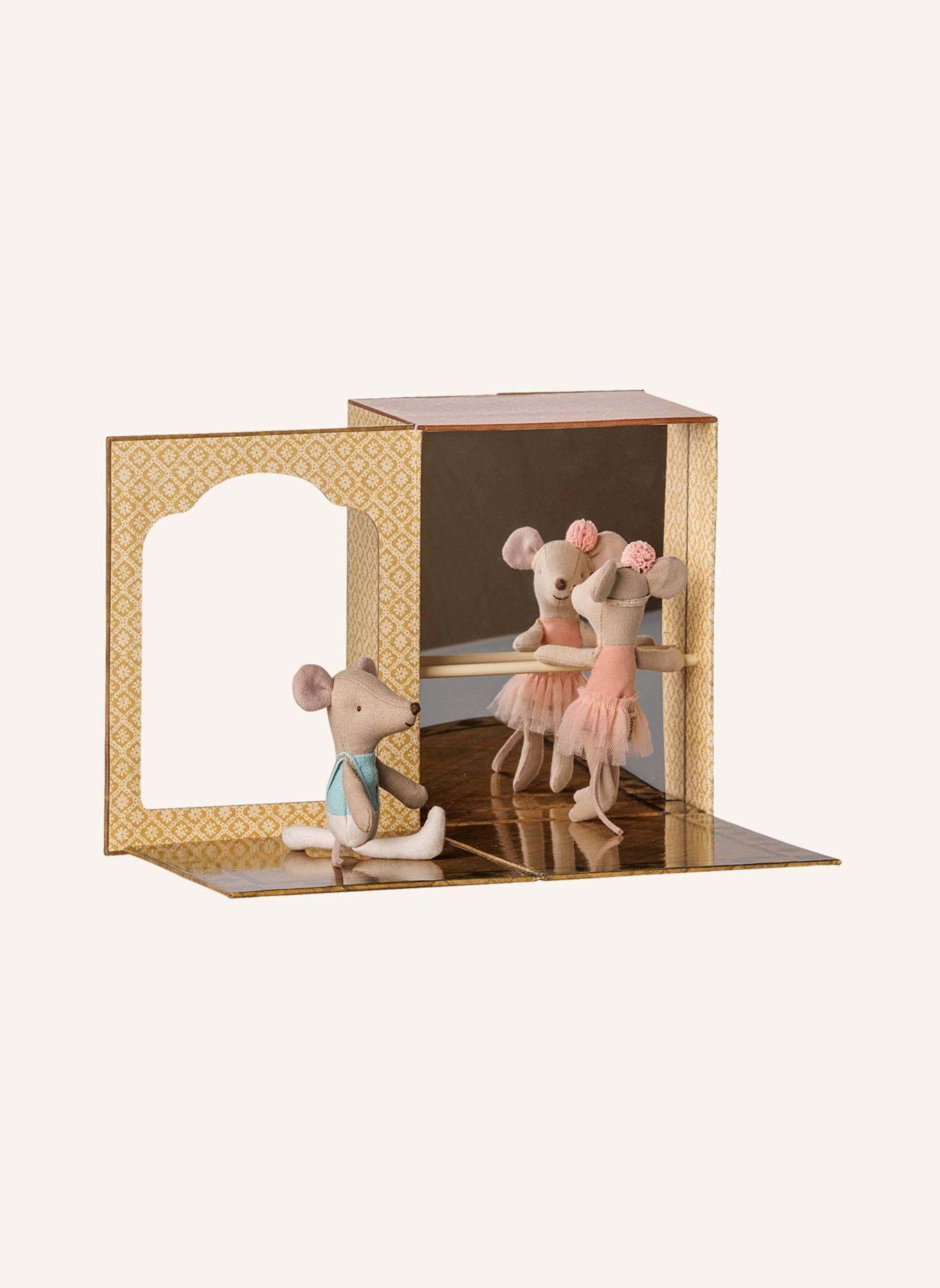 Maileg Ballettmäuse im Tanzstudio: BEIGE