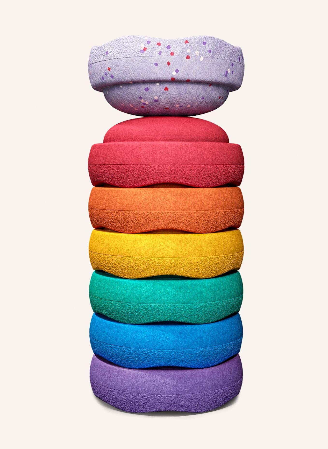 Stapelstein Winter Special MINI RAINBOW classic: LILA