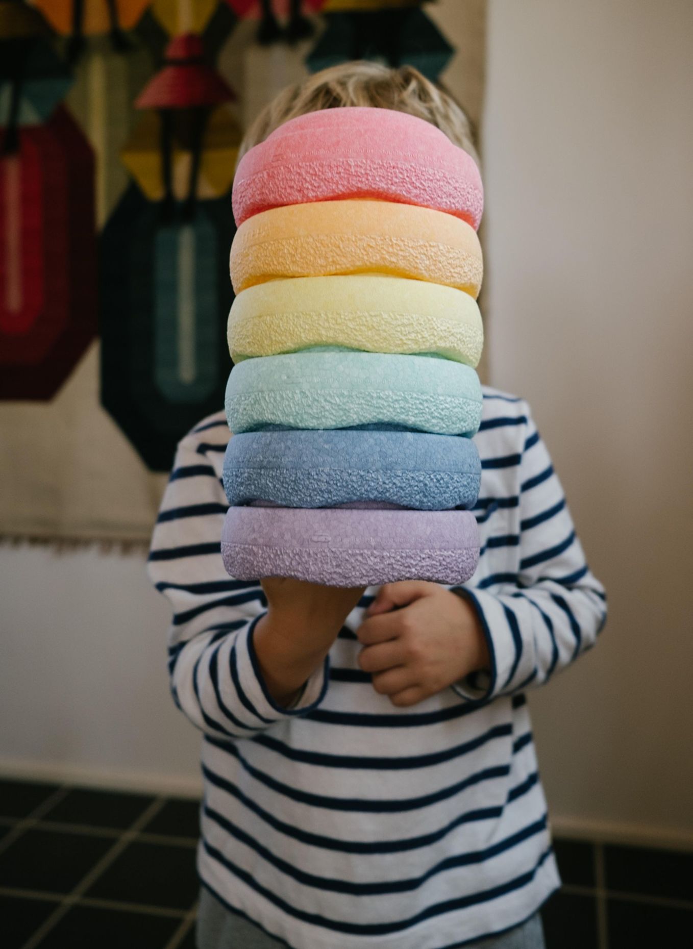 Stapelstein Winter Special MINI RAINBOW pastel: LILA