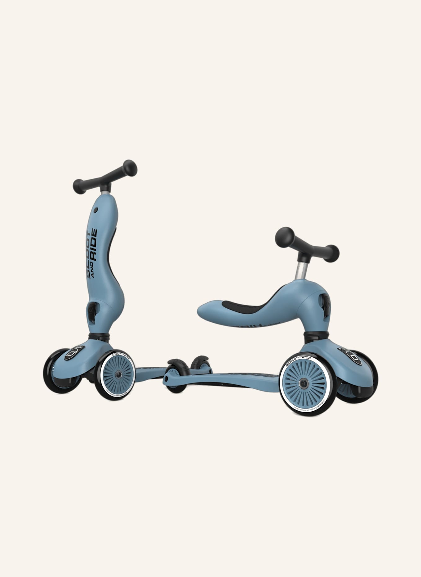 Scoot and Ride Scooter HIGHWAYKICK 1: GRAU