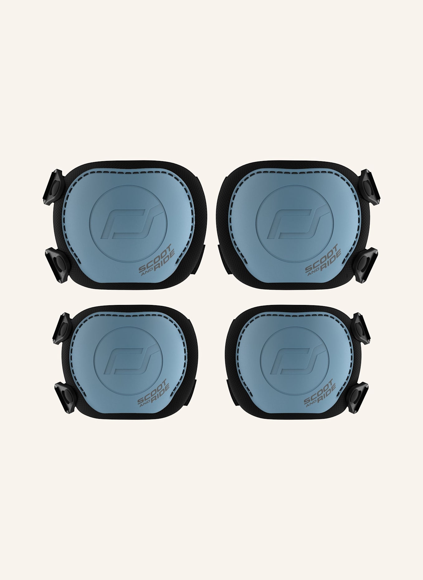 Scoot and Ride Protektoren Set: GRAU