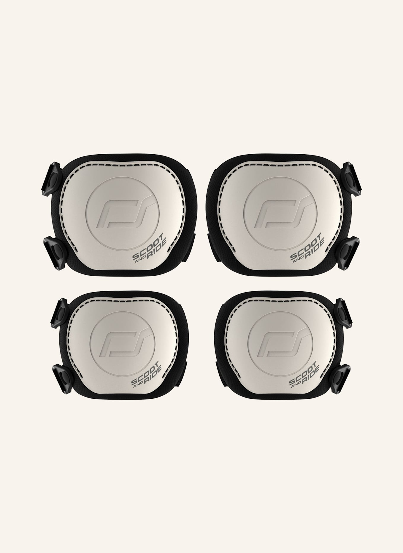 Scoot and Ride Protektoren Set: GRAU