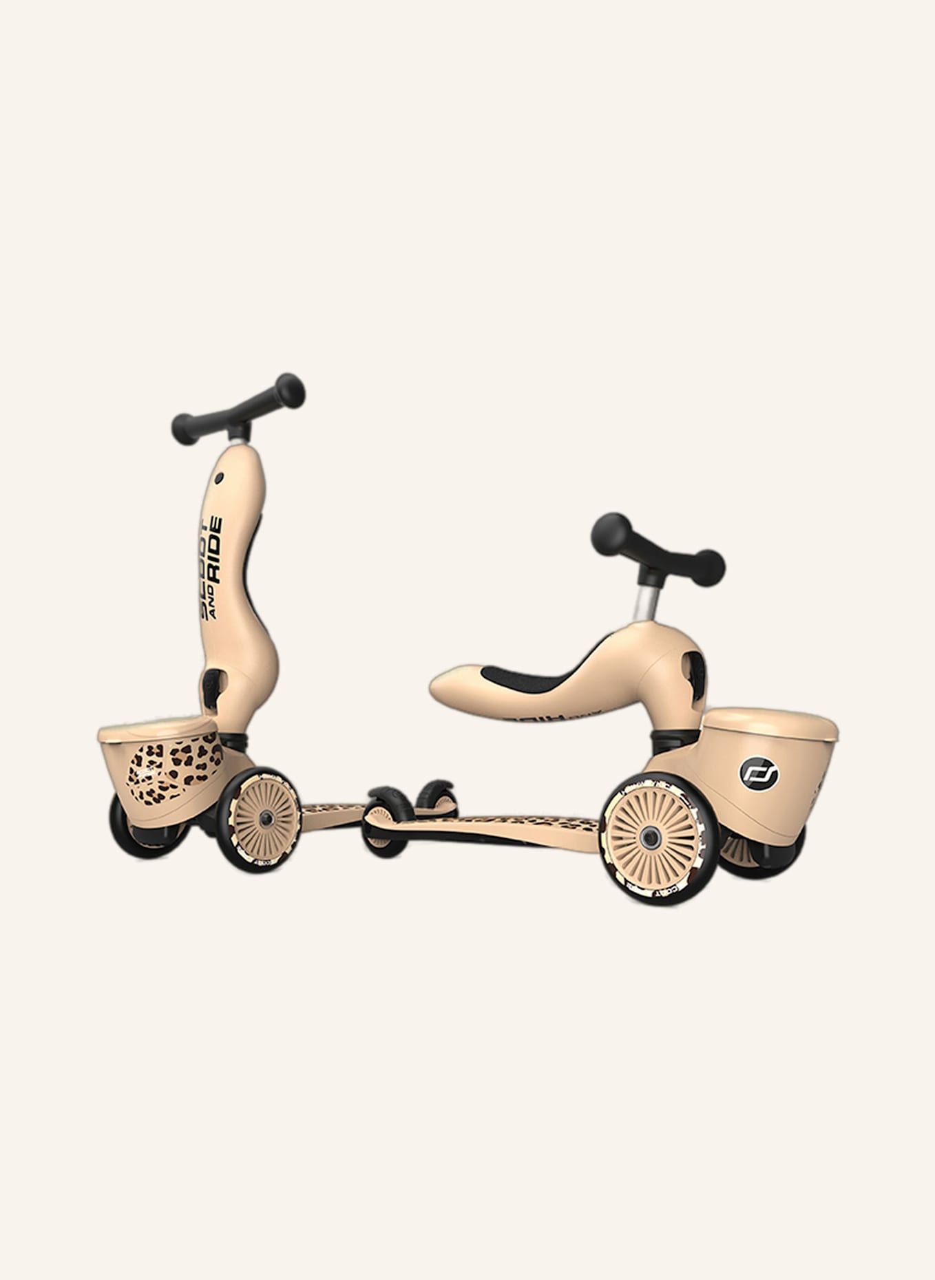 Scoot and Ride Scooter HIGHWAYKICK 1: BEIGE