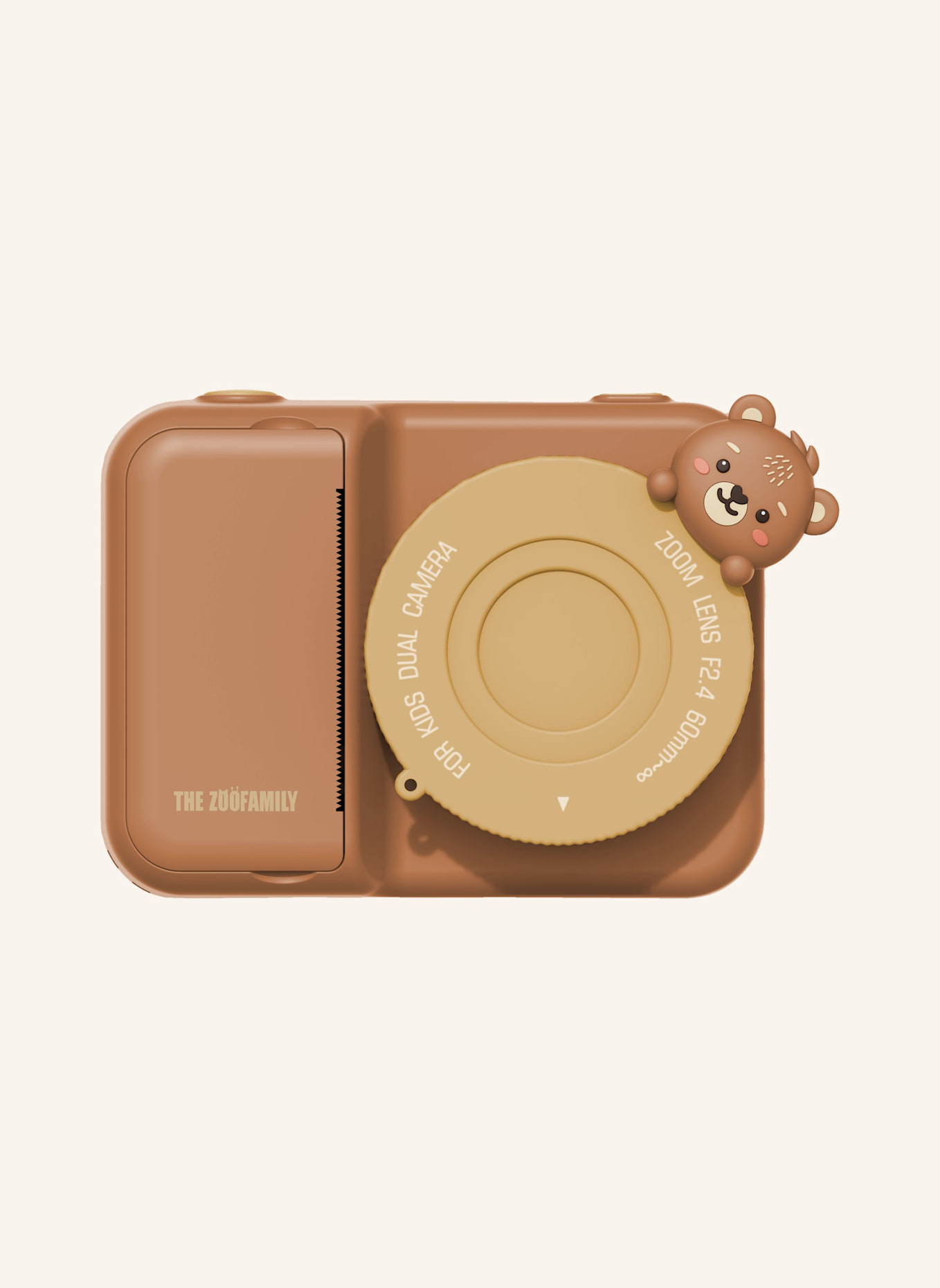 The Zoofamily Sofortbildkamera ZOO PRINT: BRAUN