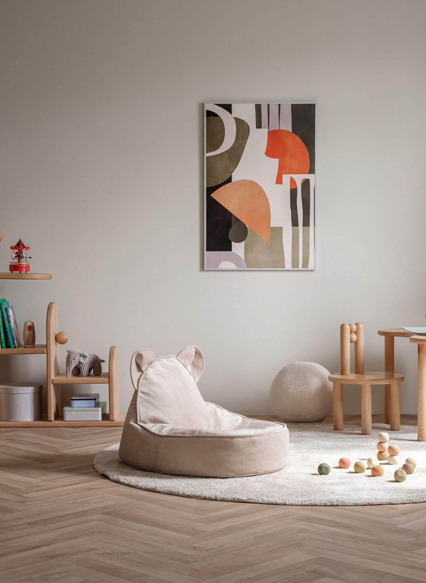 wigiwama Sitzsack BÄR: CREME