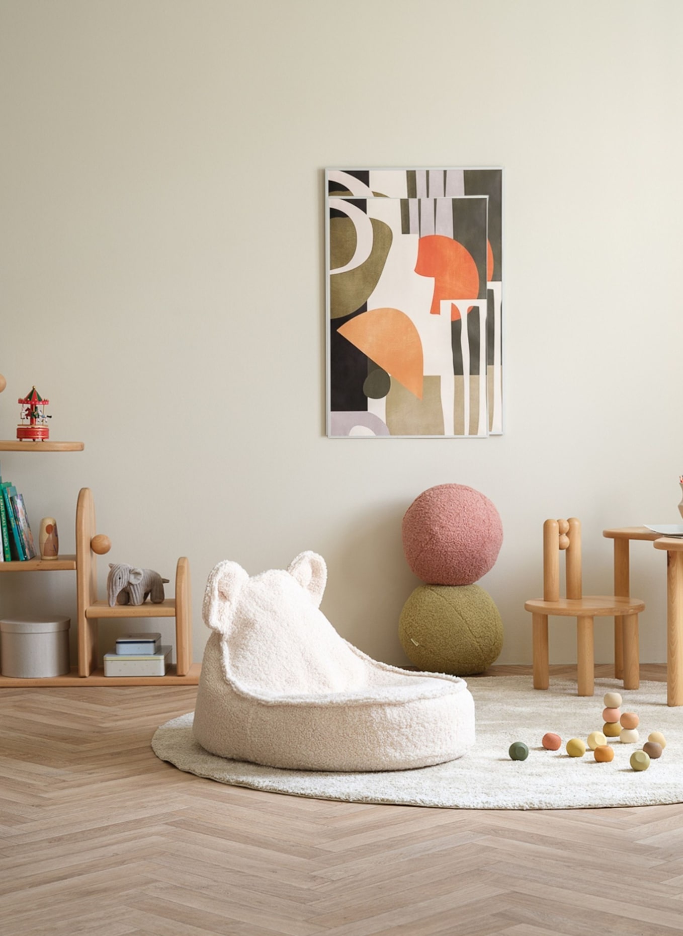 wigiwama Sitzsack BÄR: WEISS