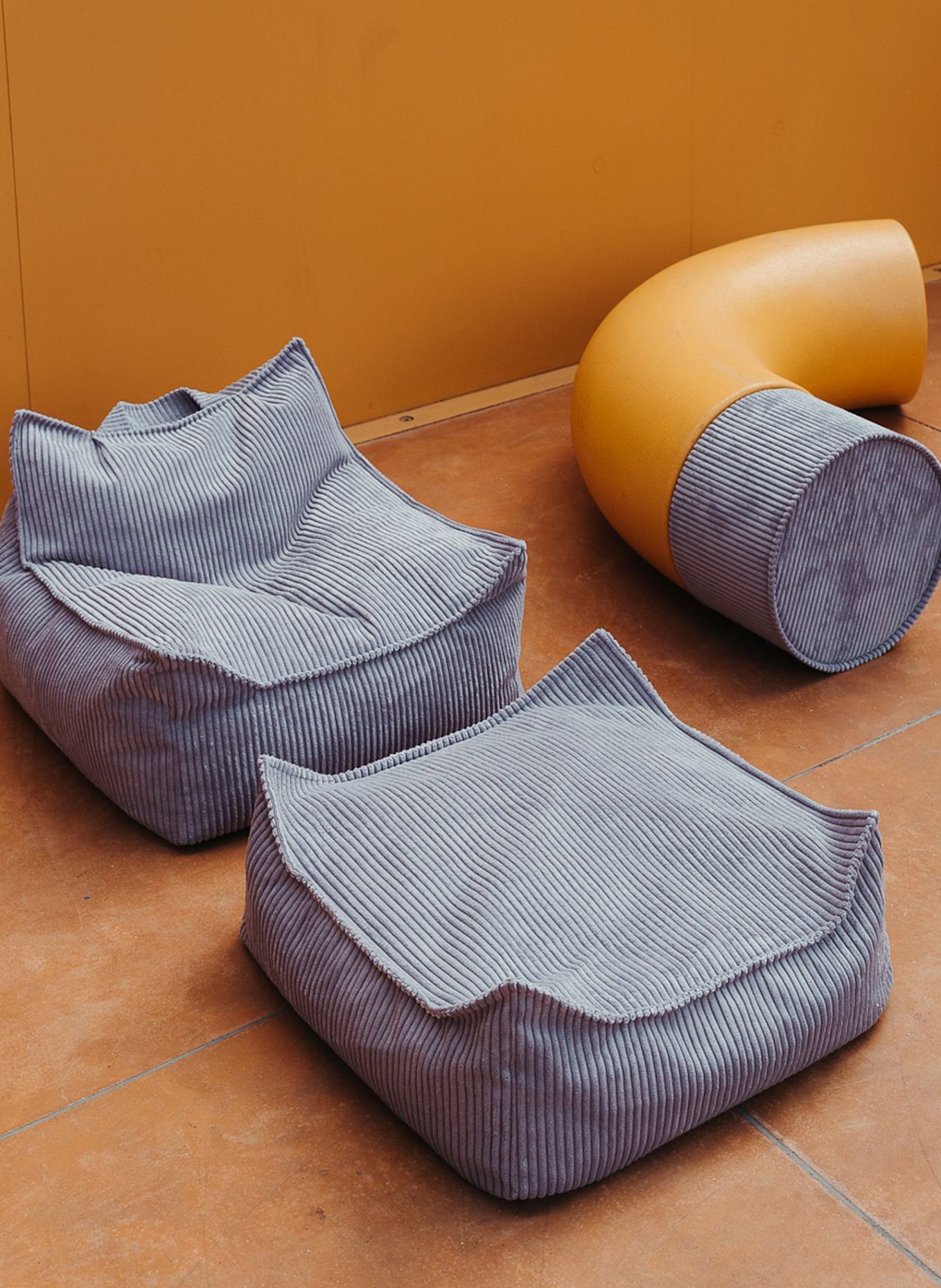 wigiwama Sitzsack SESSEL: BLAU