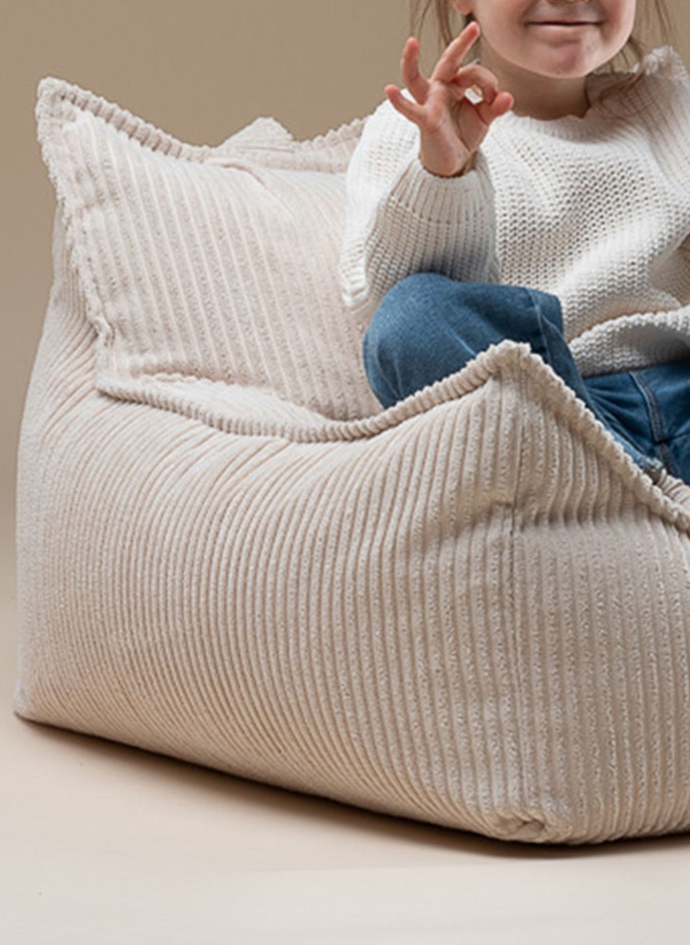 wigiwama Sitzsack SESSEL: CREME