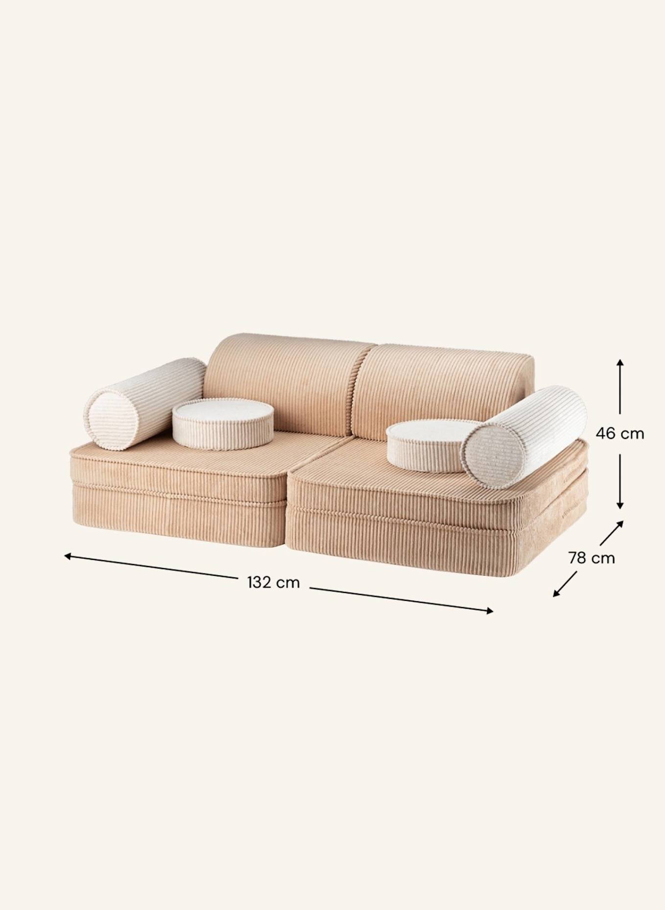 wigiwama Spielsofa SETTEE: HELLBRAUN