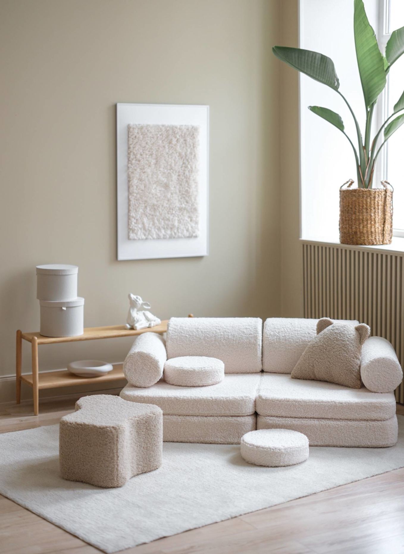 wigiwama Spielsofa SETTEE: WEISS